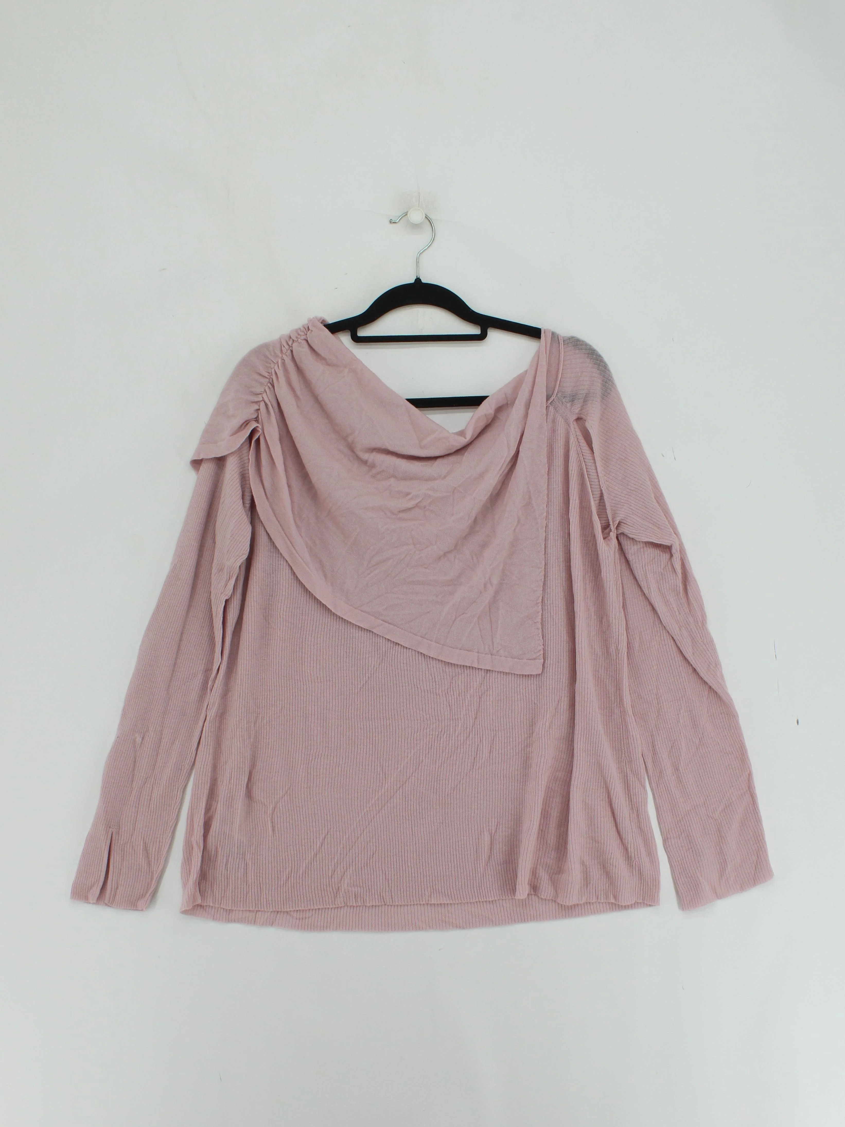 Karen Millen Women's Top XXL Pink 100% Wool Basic New with tags - Image 2