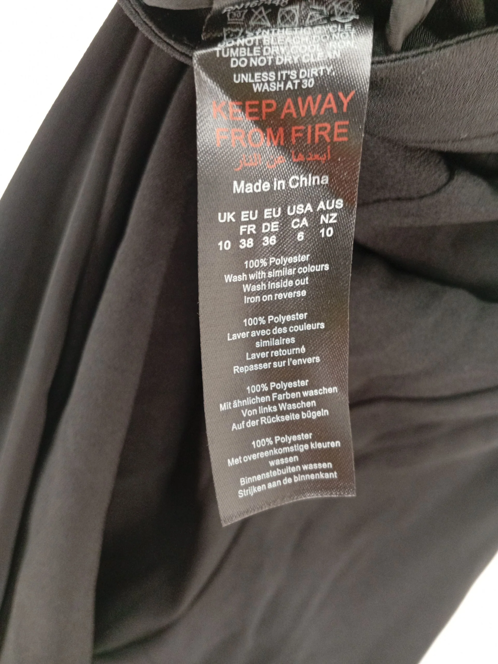 Karen Millen Women's Trousers UK 10 Black 100% Polyester Chino New with tags - Image 6