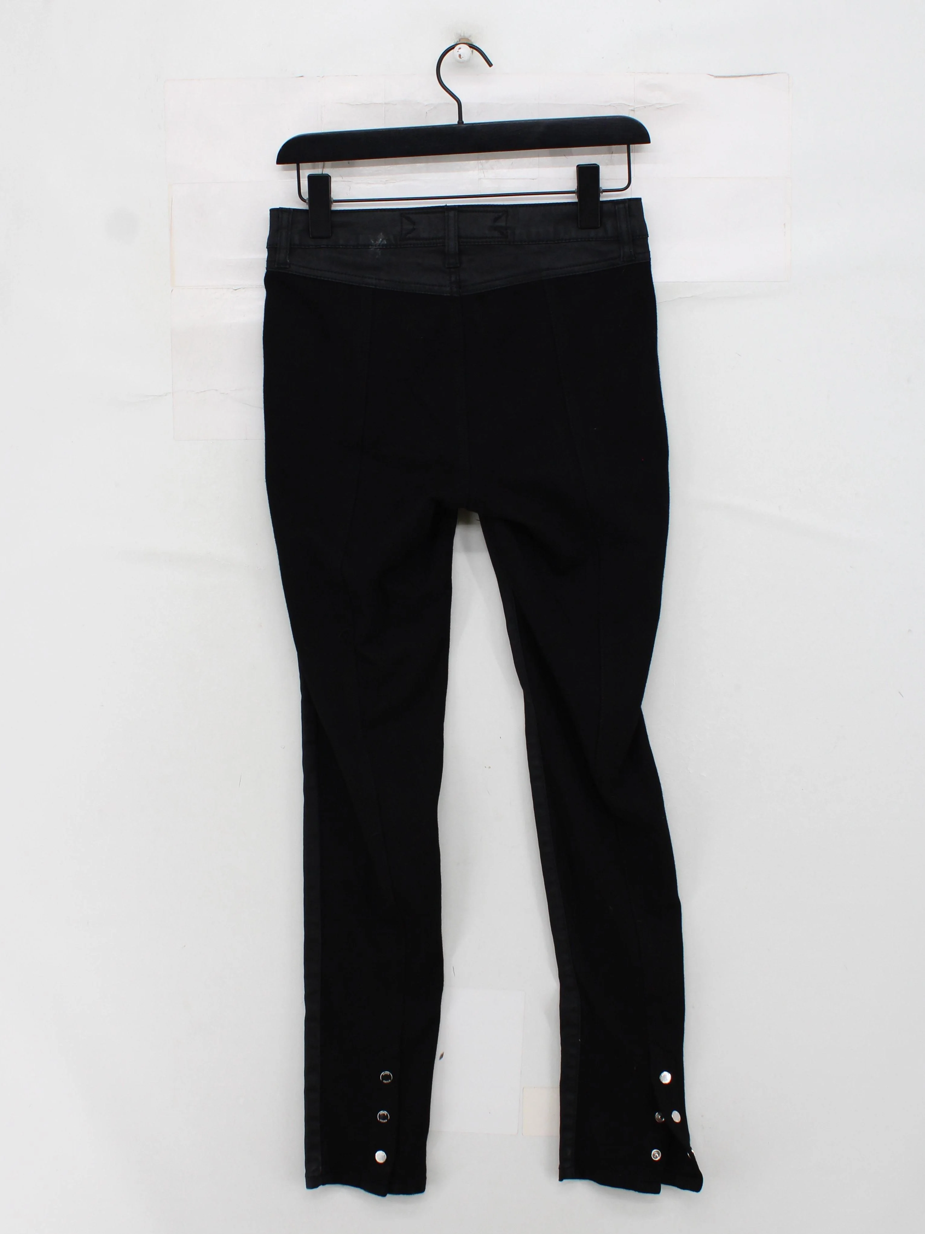 Karen Millen Women's Trousers UK 10 Black Cotton - Image 2