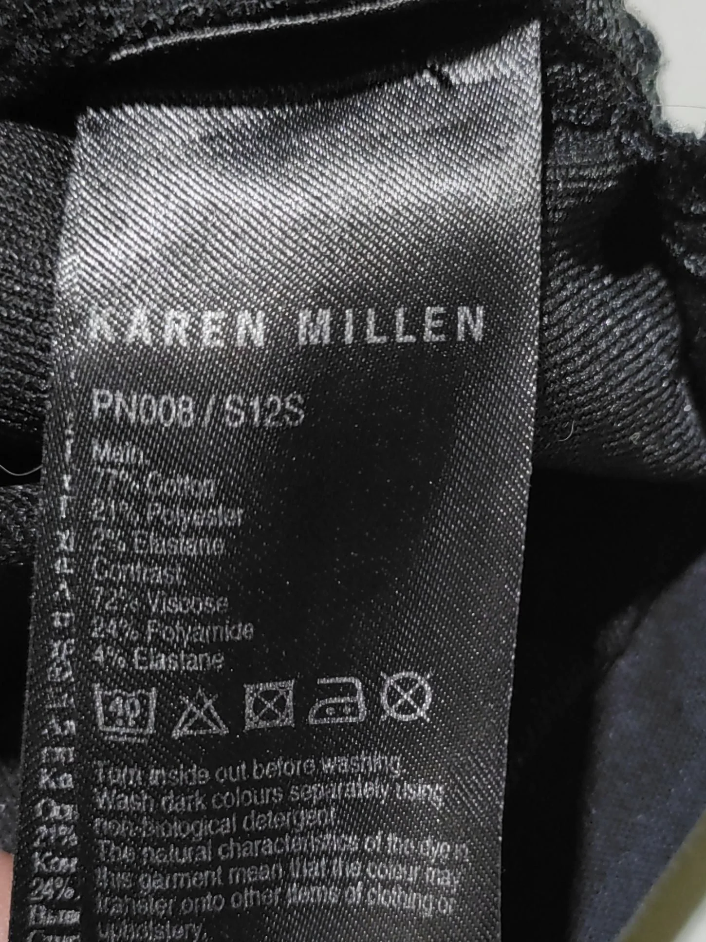 Karen Millen Women's Trousers UK 10 Black Cotton - Image 7