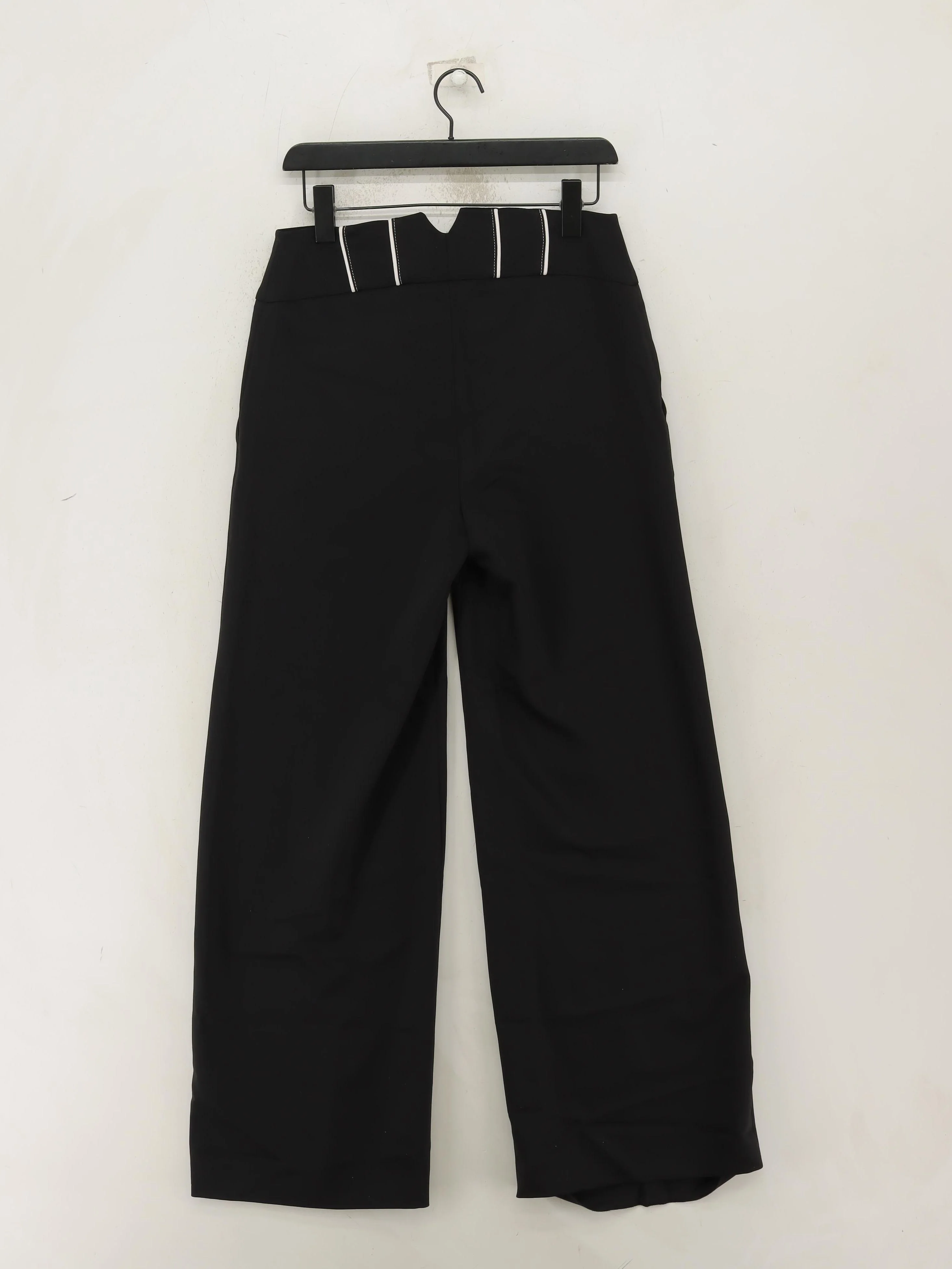 Karen Millen Women's Trousers UK 10 Black Viscose - Image 2