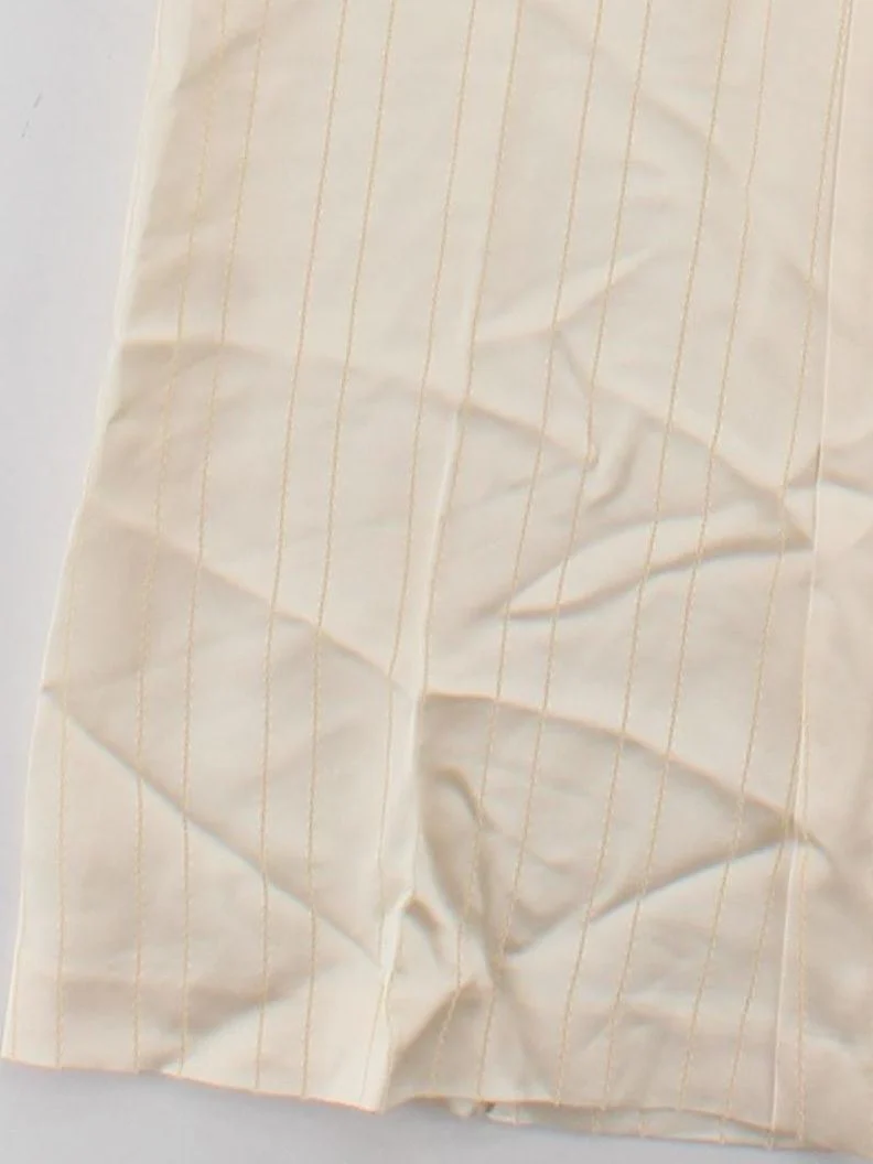 Karen Millen Women's Trousers UK 10 Cream Acetate with Polyester Chino - Image 4