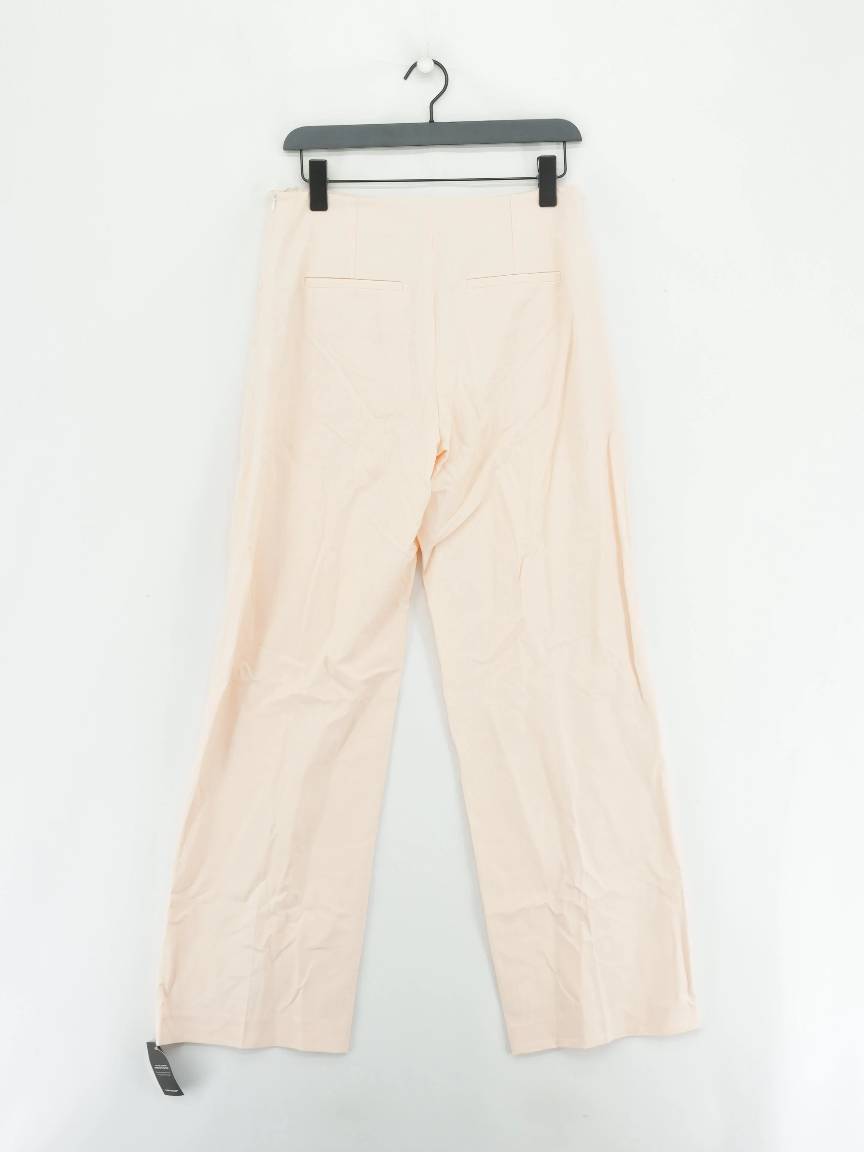 Karen Millen Women's Trousers UK 10 Cream Polyester with Viscose, Elastane Chino - Image 2