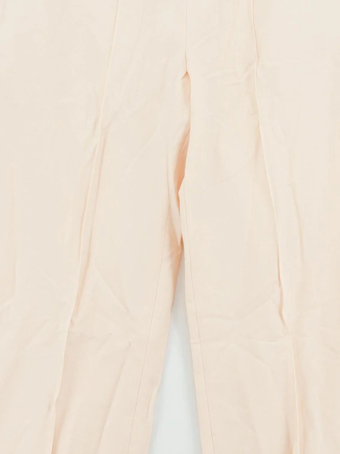 Karen Millen Women's Trousers UK 10 Cream Polyester with Viscose, Elastane Chino - Image 3