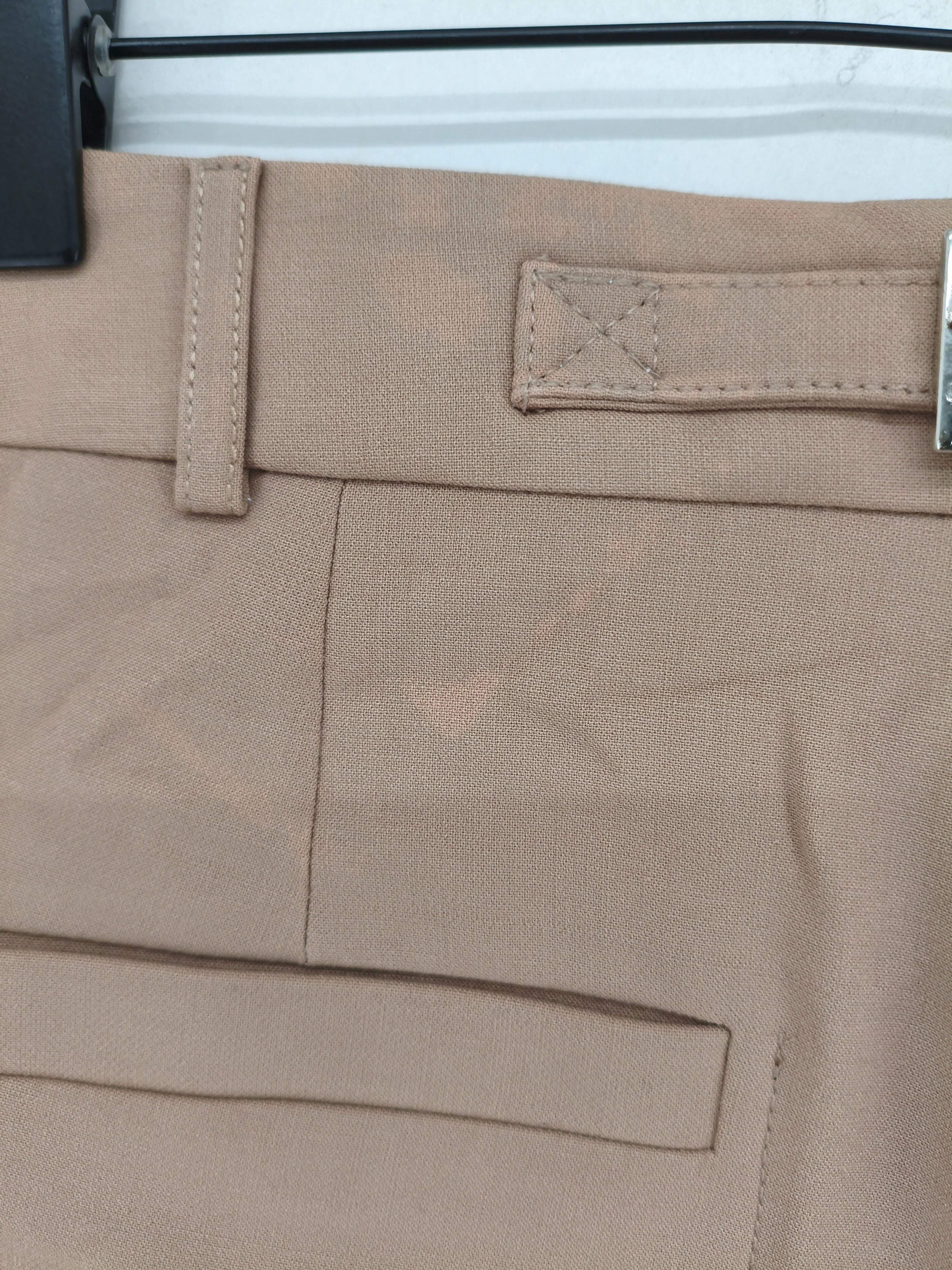 Karen Millen Women's Trousers UK 10 Tan Polyester - Image 5