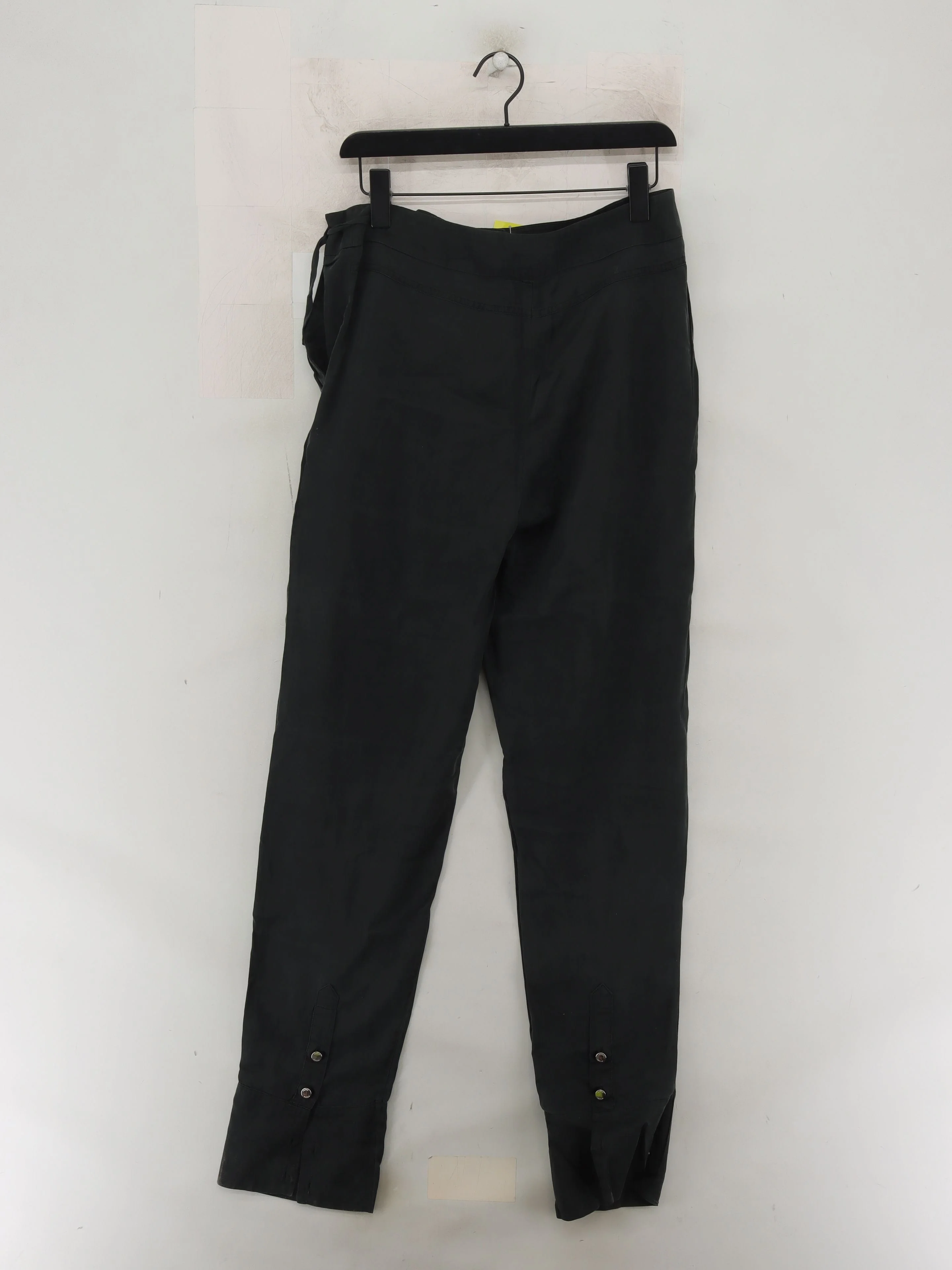 Karen Millen Women's Trousers UK 12 Black 100% Other Straight Chino - Image 2