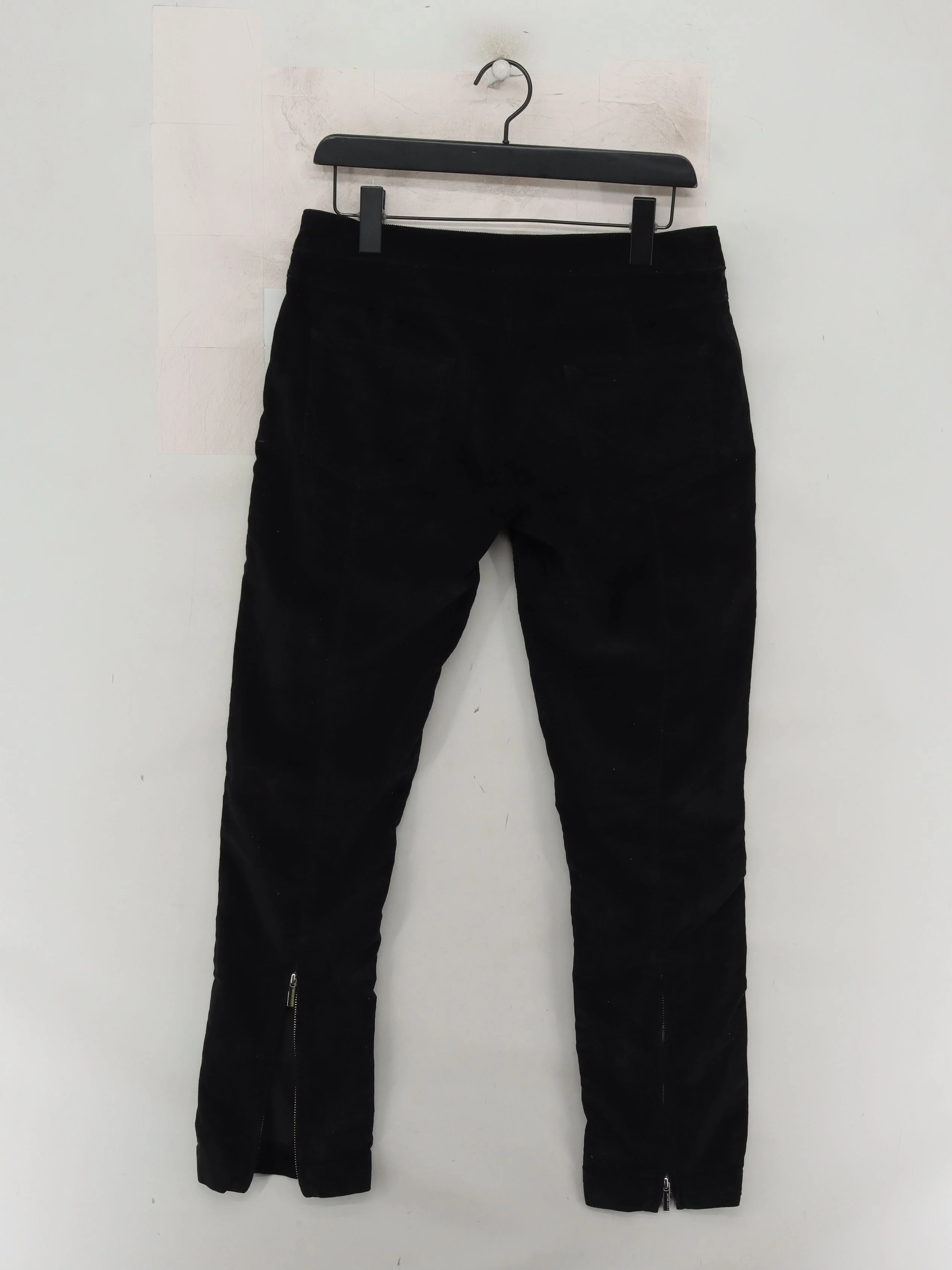 Karen Millen Women's Trousers UK 12 Black Cotton with Elastane Skinny Chino - Image 2