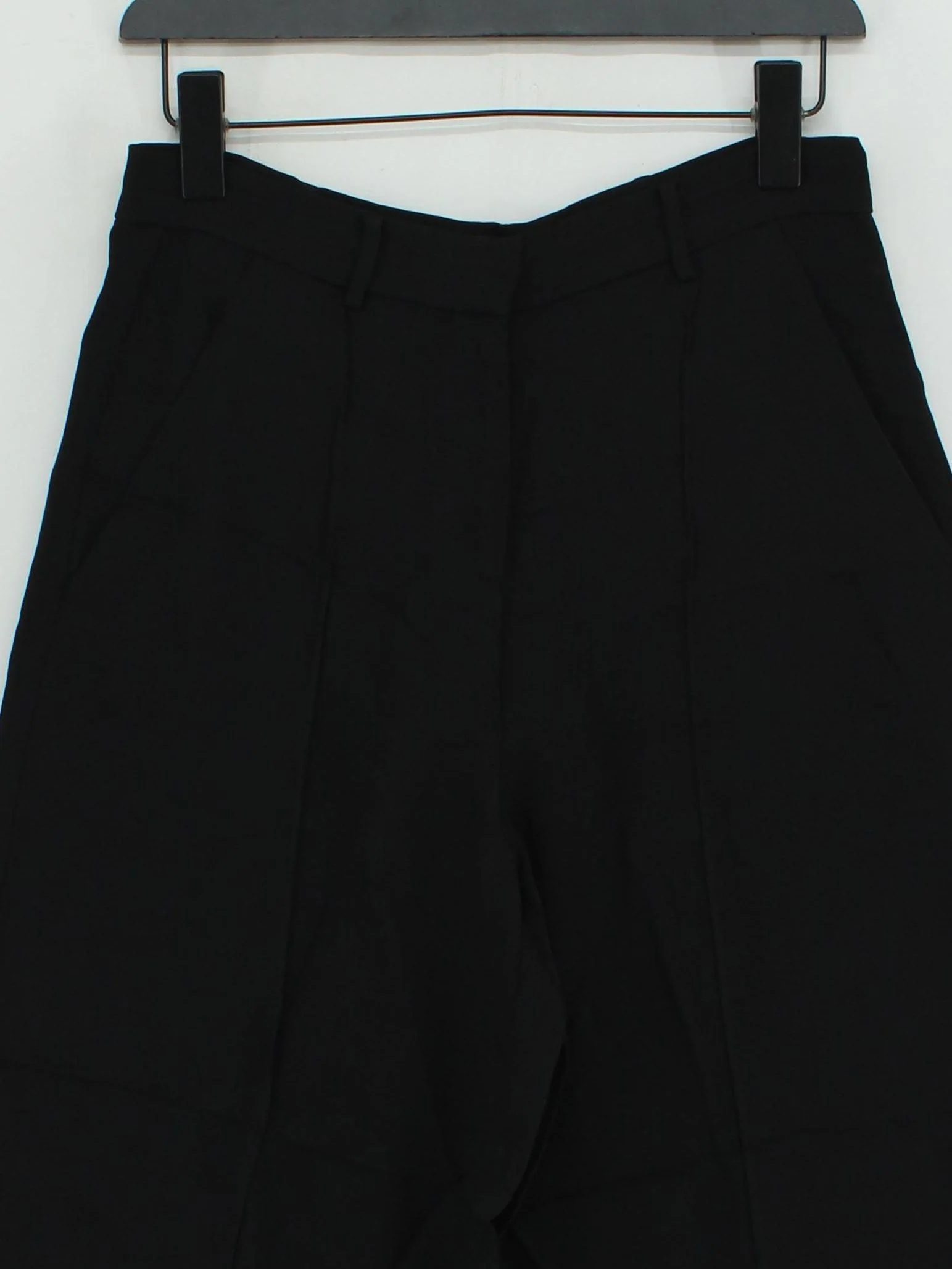 Karen Millen Women's Trousers UK 12 Black Viscose - Image 3