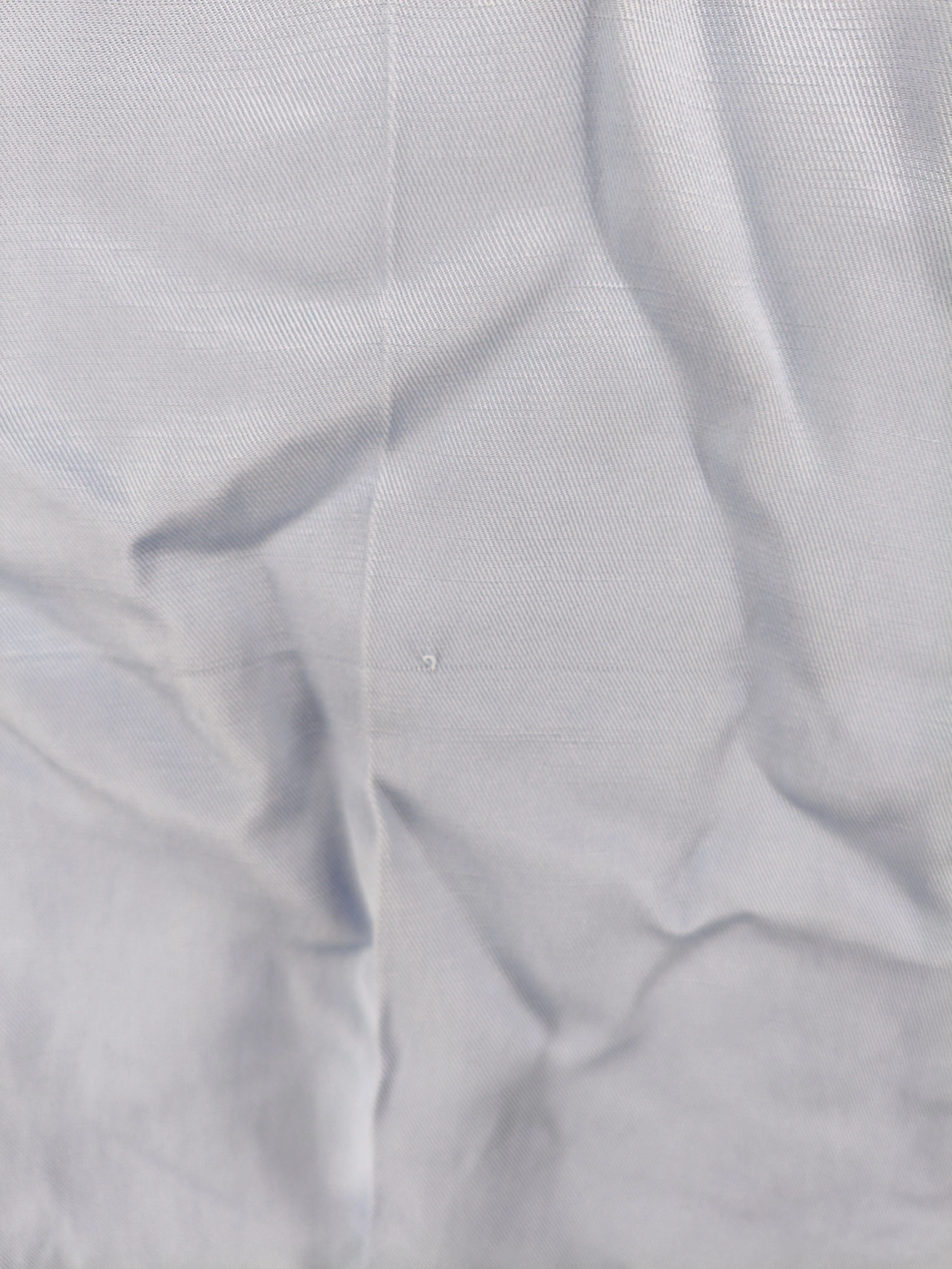 Karen Millen Women's Trousers UK 12 Blue Viscose with Polyester Wide-Leg Chino - Image 5