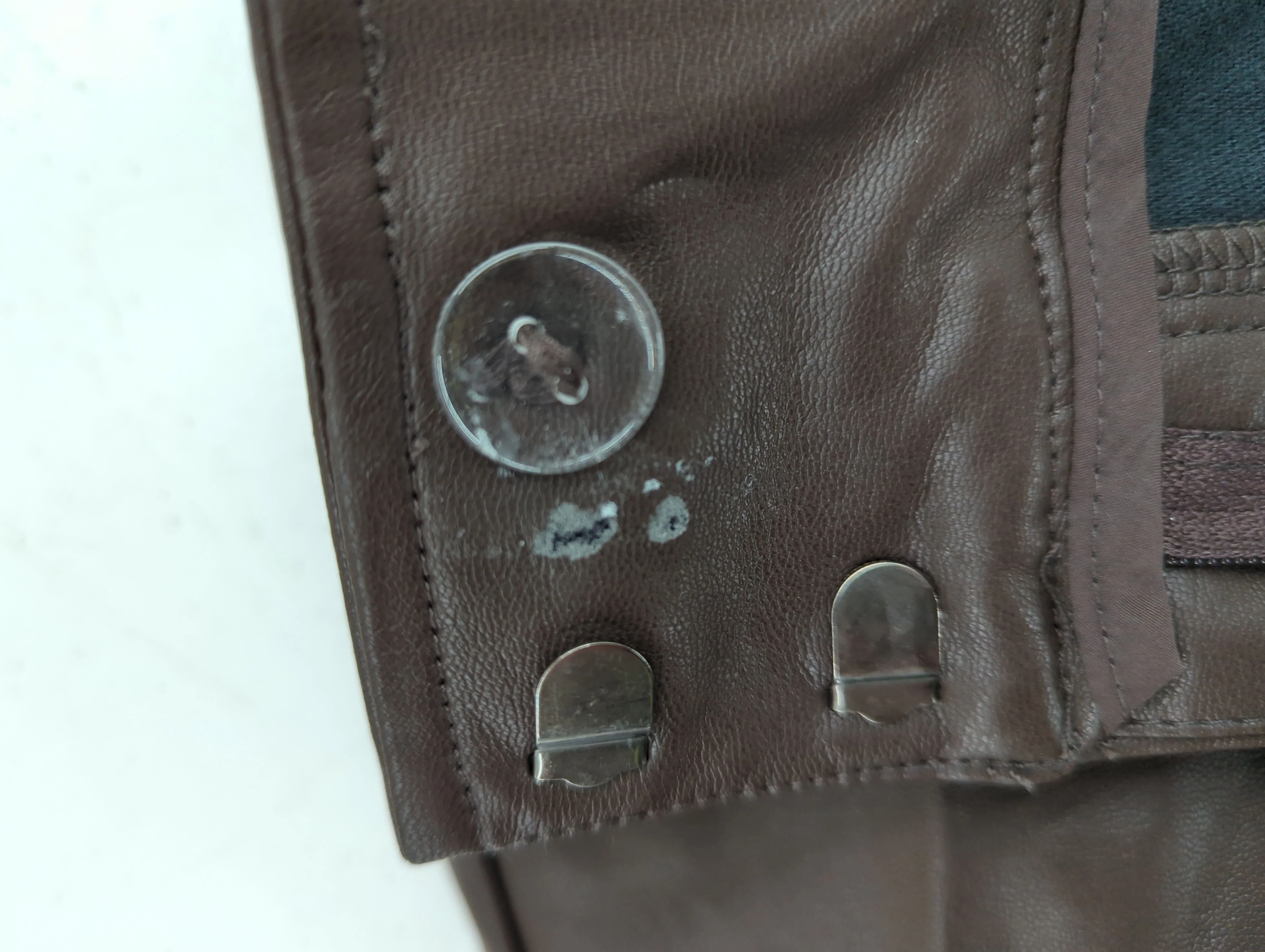 Karen Millen Women's Trousers UK 12 Brown Other with Polyester Wide-Leg Chino - Image 5