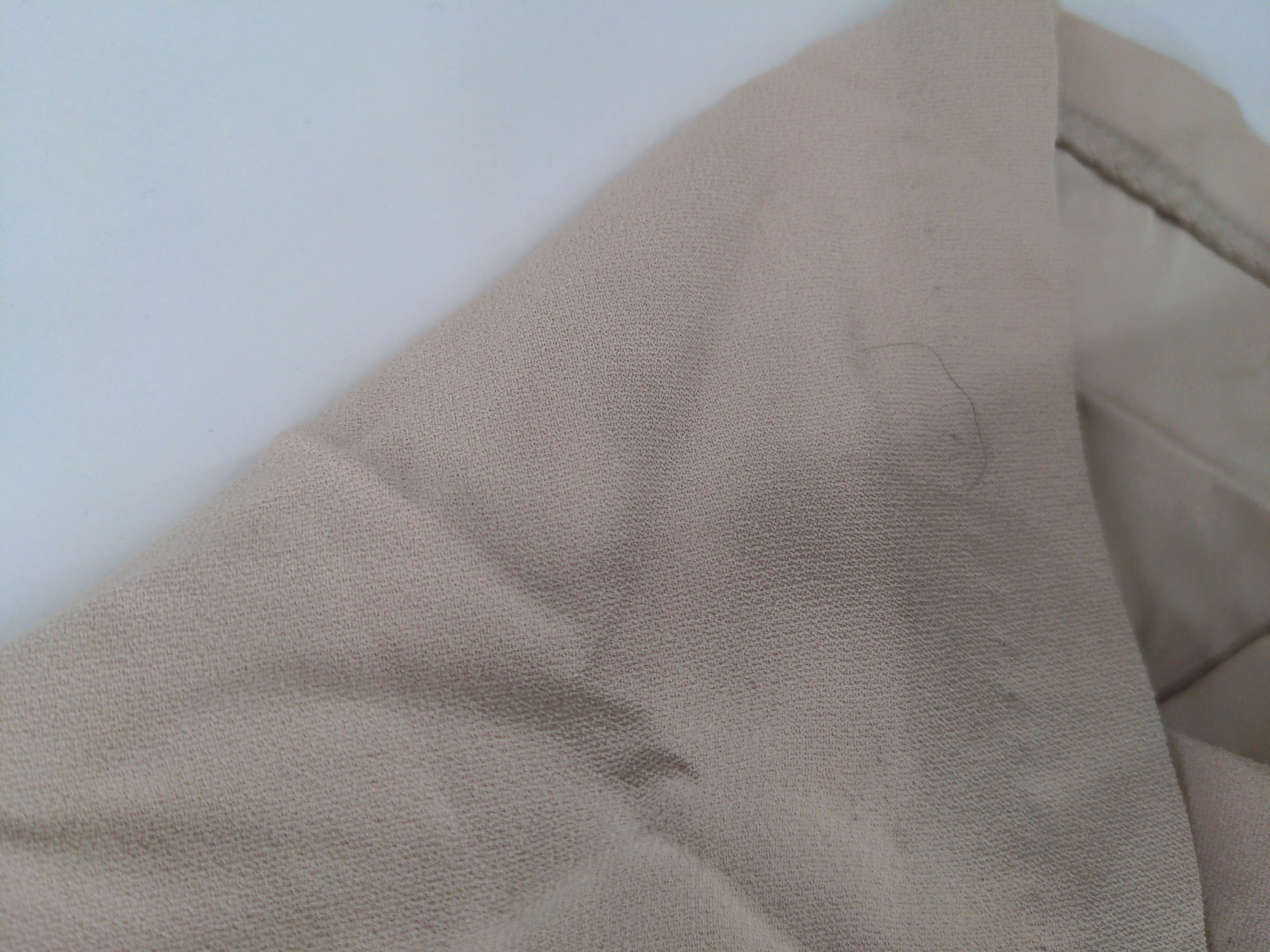 Karen Millen Women's Trousers UK 12 Cream 100% Polyester Wide-Leg Chino - Image 5