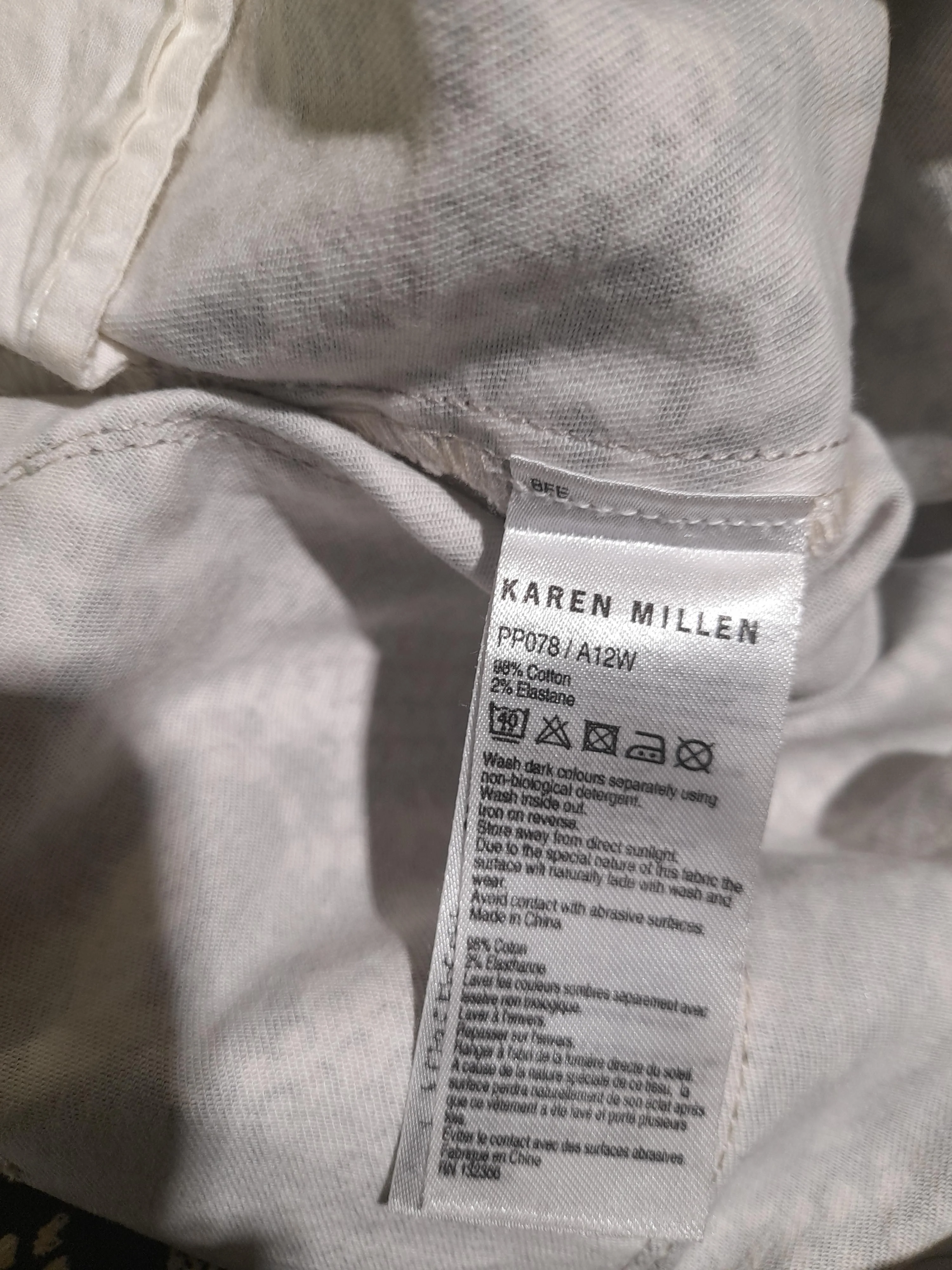 Karen Millen Women's Trousers UK 12 Multi Cotton with Elastane Sweatpants - Image 6