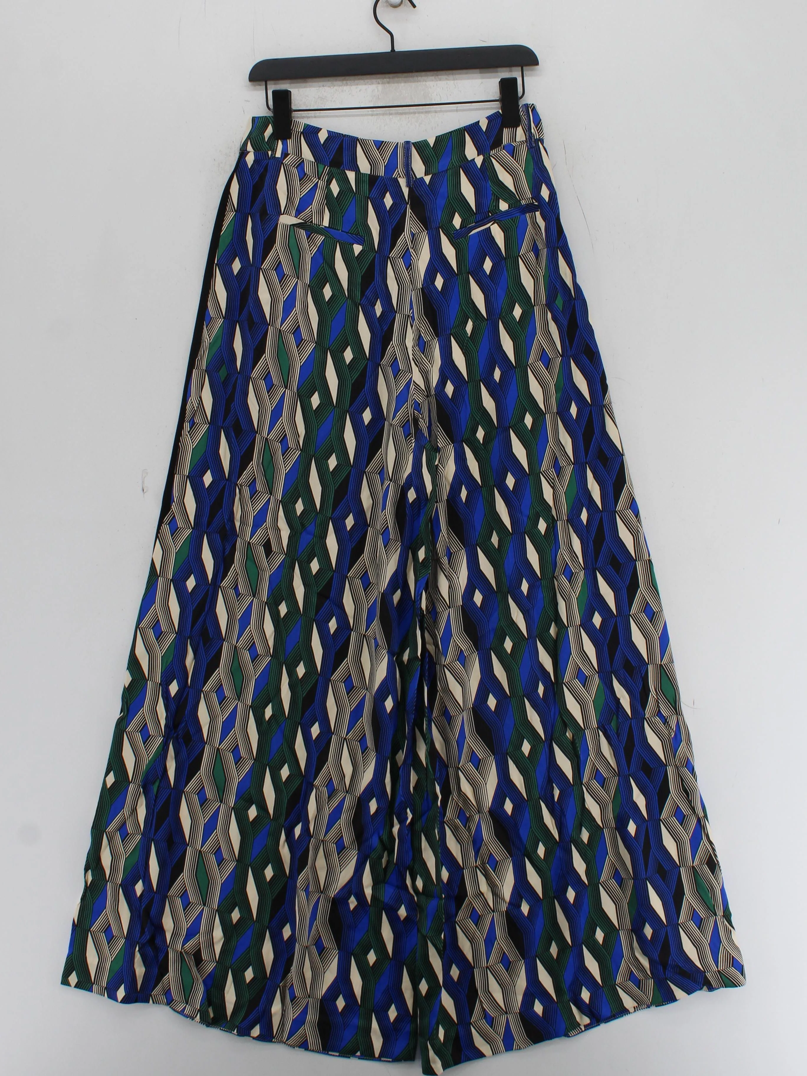Karen Millen Women's Trousers UK 12 Multi Viscose with Polyester Chino - Image 2