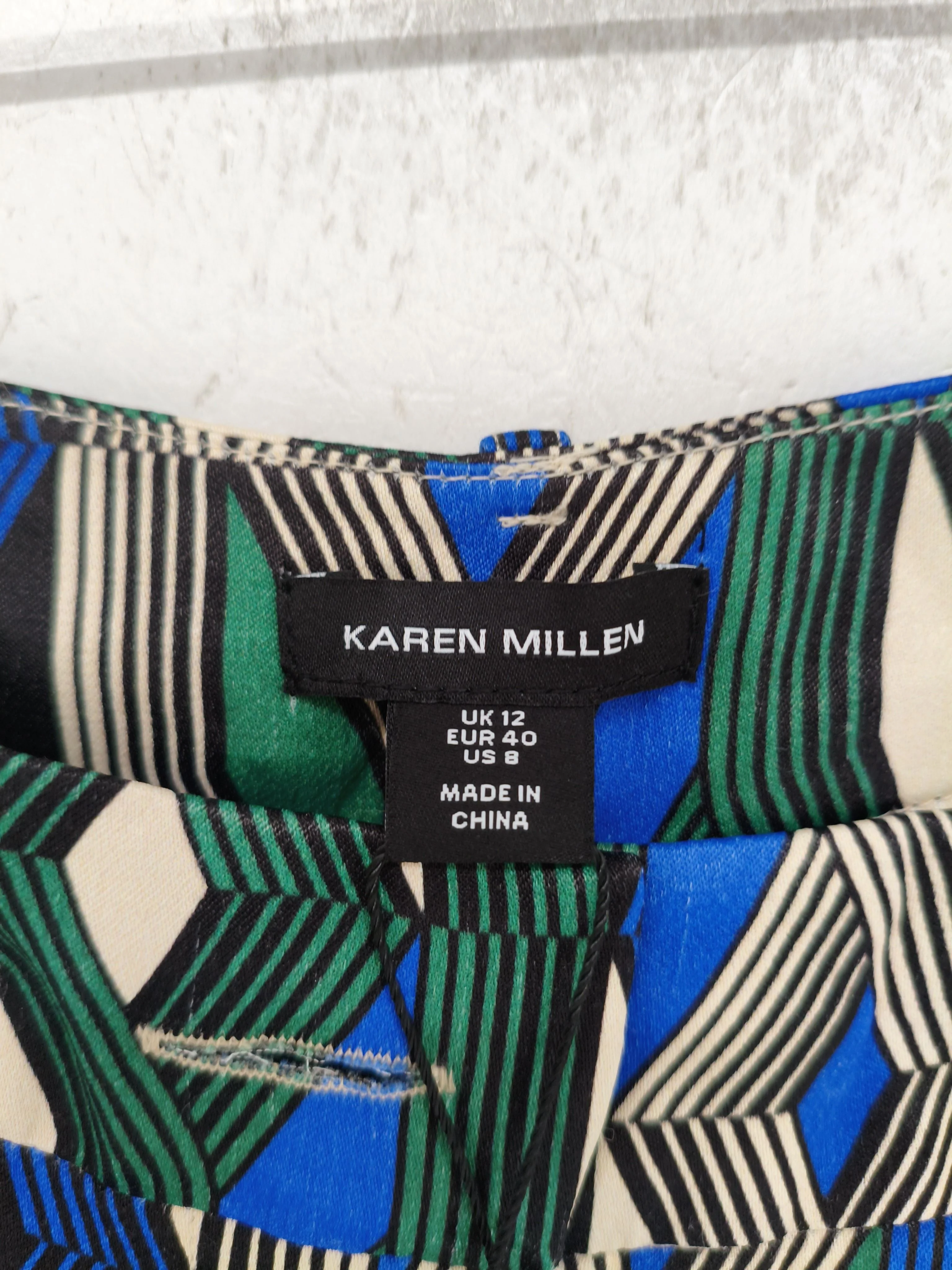 Karen Millen Women's Trousers UK 12 Multi Viscose with Polyester Chino - Image 6