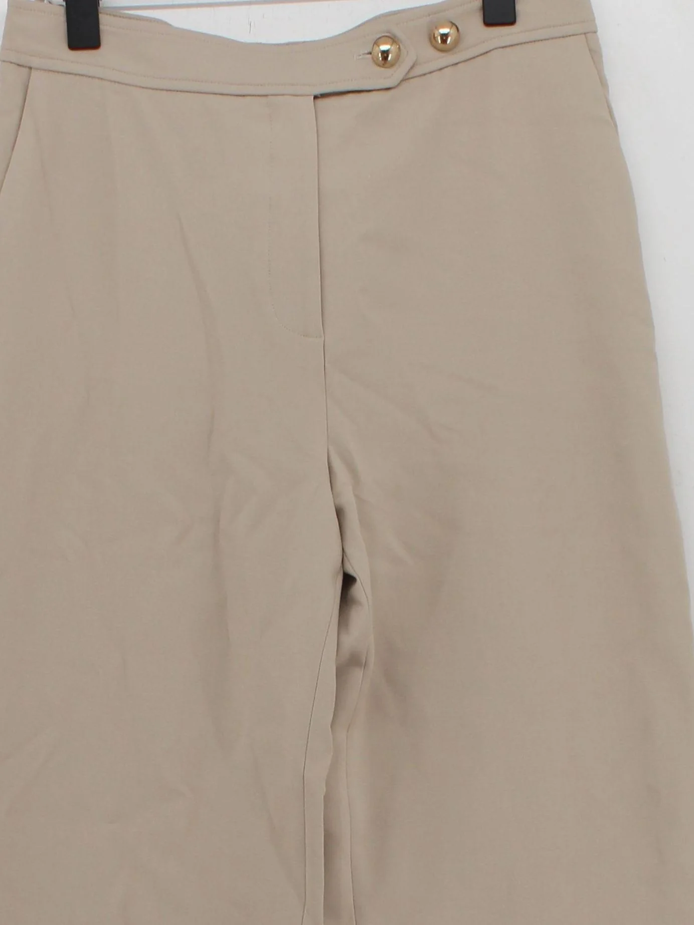 Karen Millen Women's Trousers UK 12 Tan Polyester with Viscose, Elastane Chino - Image 3