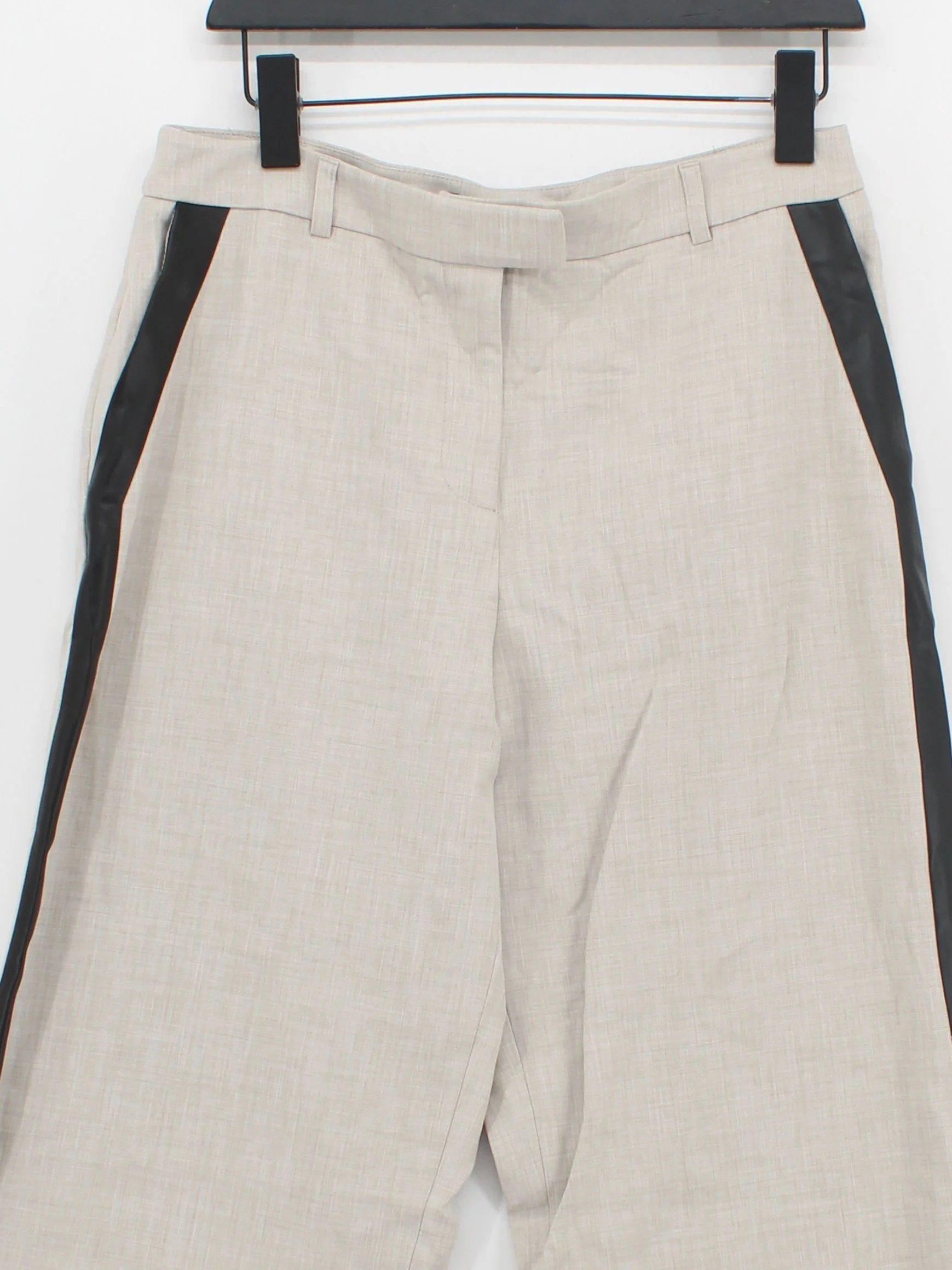 Karen Millen Women's Trousers UK 12 Tan Polyester with Viscose, Elastane Chino - Image 3