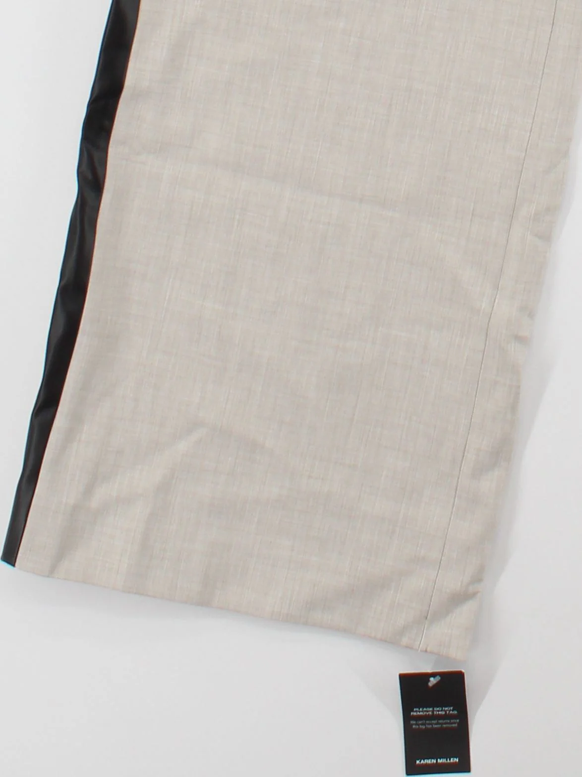 Karen Millen Women's Trousers UK 12 Tan Polyester with Viscose, Elastane Chino - Image 4