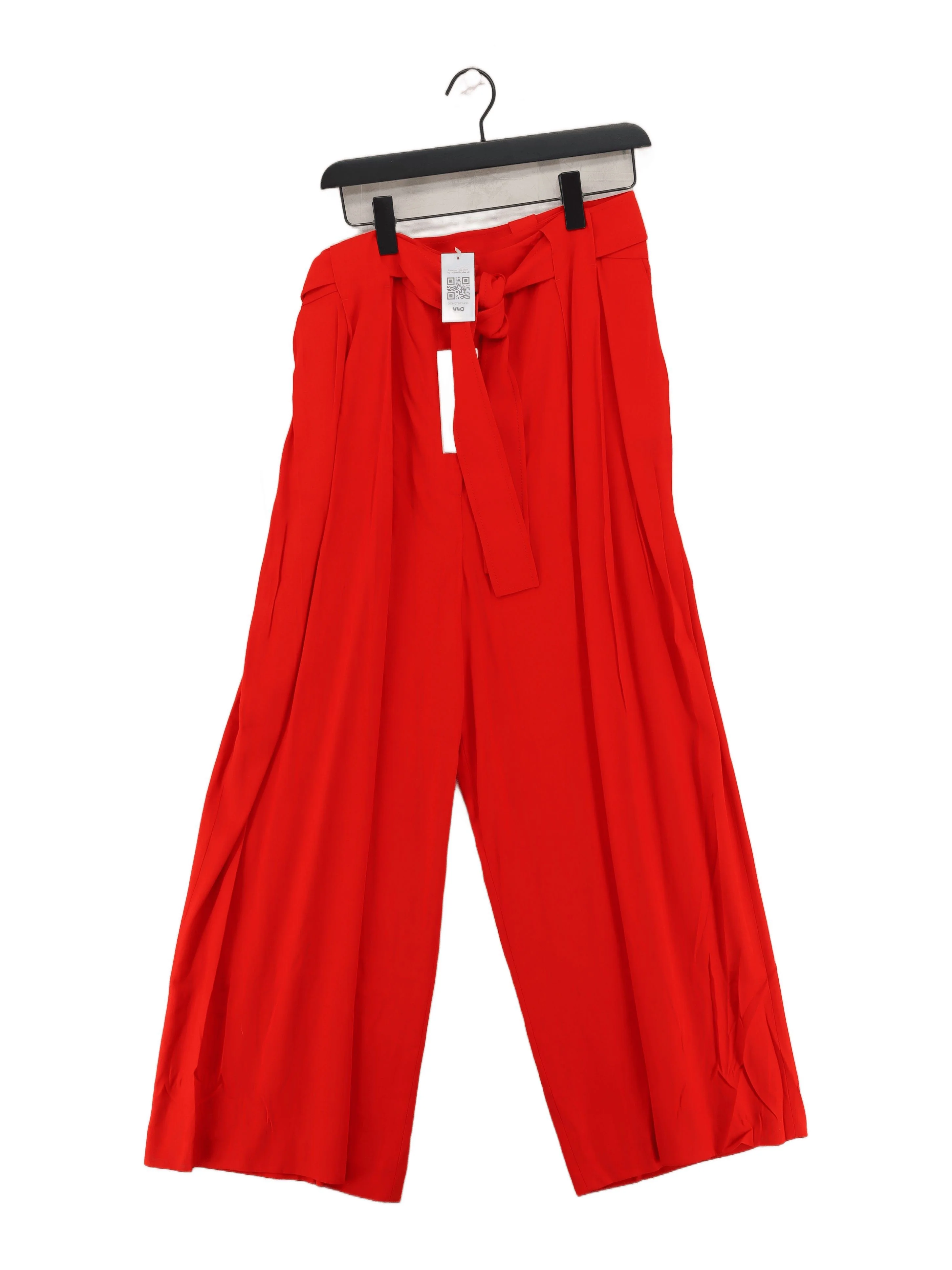 Karen Millen Women's Trousers UK 18 Red Viscose New with tags