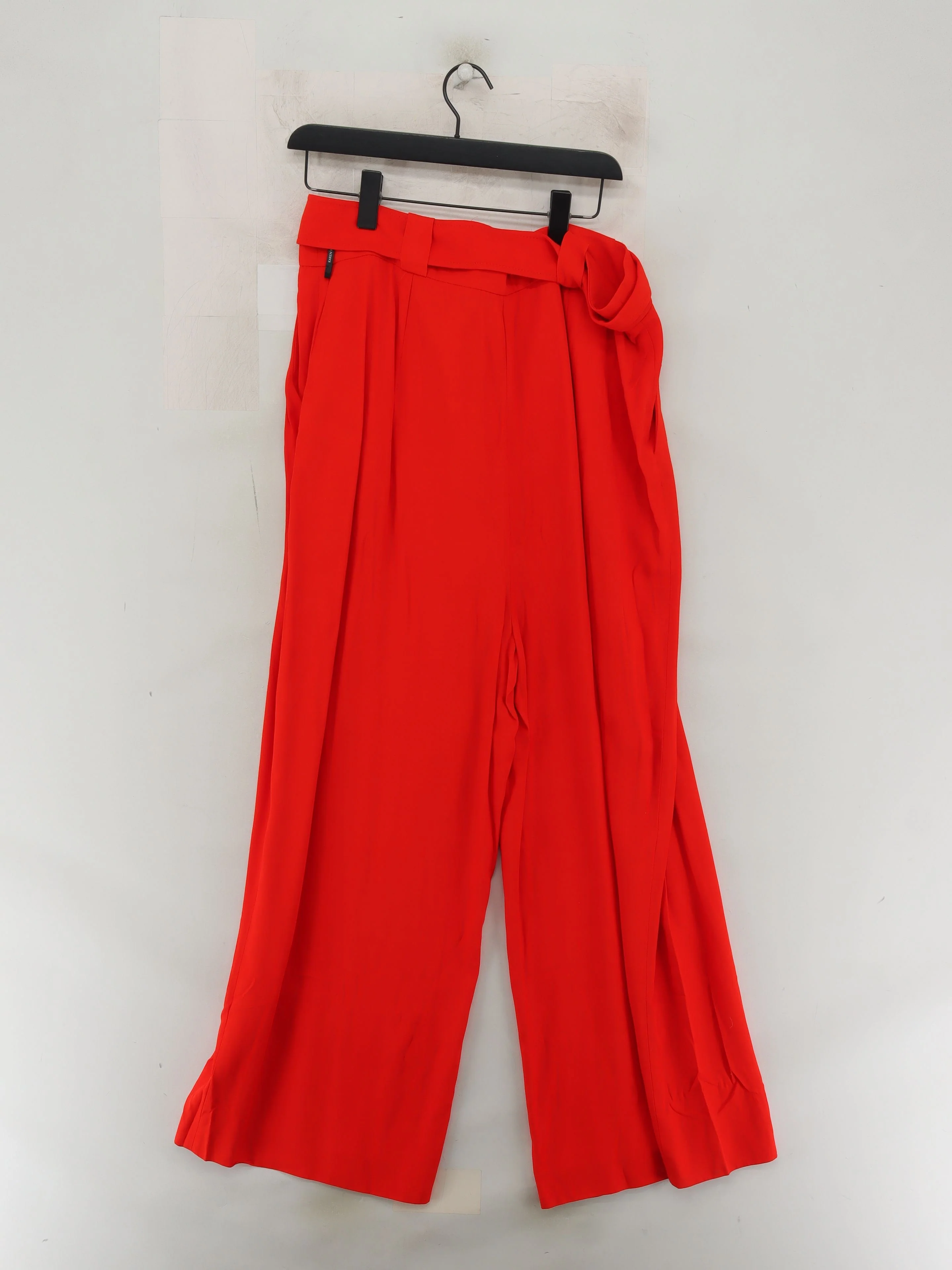 Karen Millen Women's Trousers UK 18 Red Viscose New with tags - Image 2