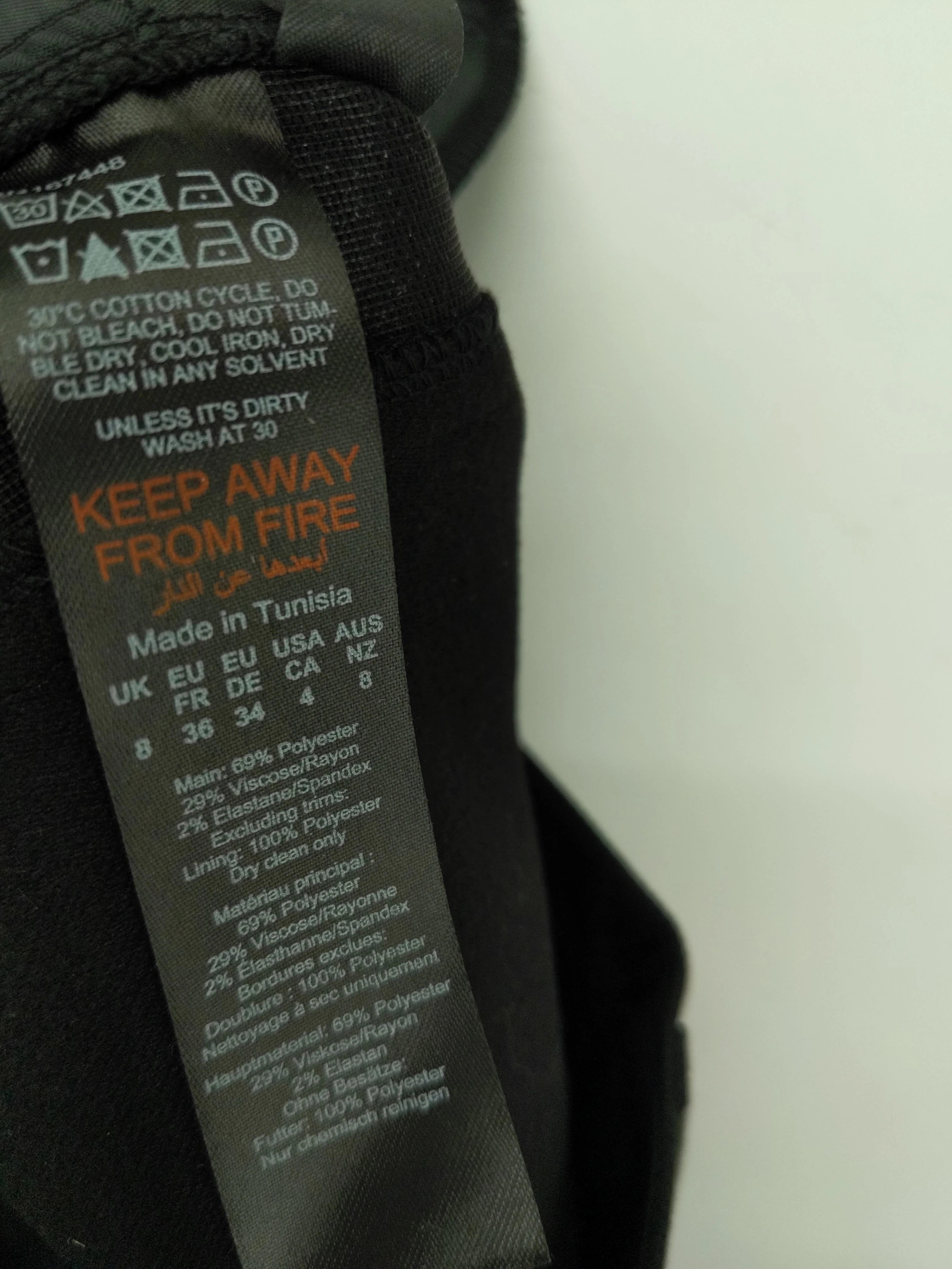 Karen Millen Women's Trousers UK 8 Black Polyester New with tags - Image 7