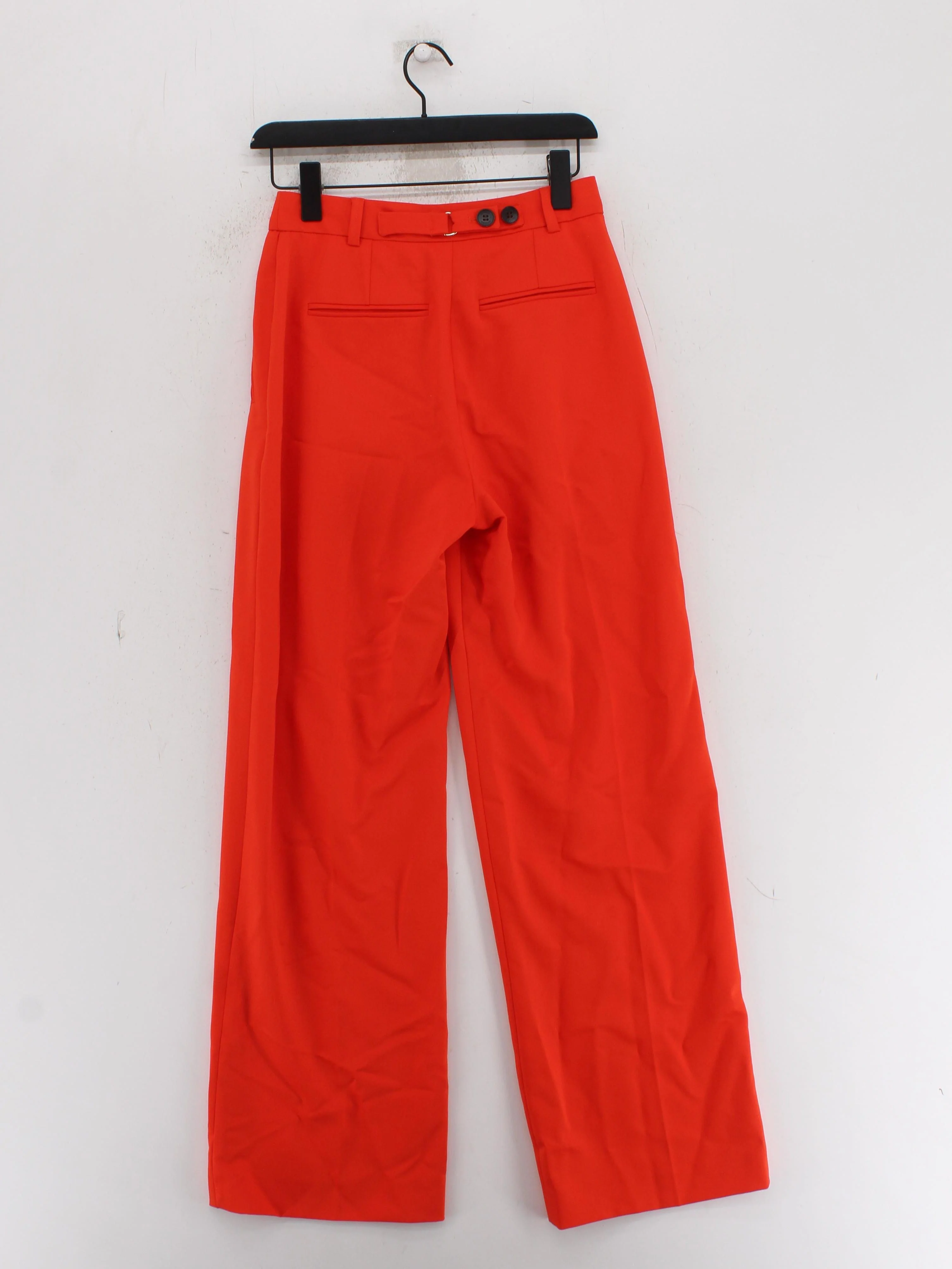 Karen Millen Women's Trousers UK 8 Orange Viscose - Image 2