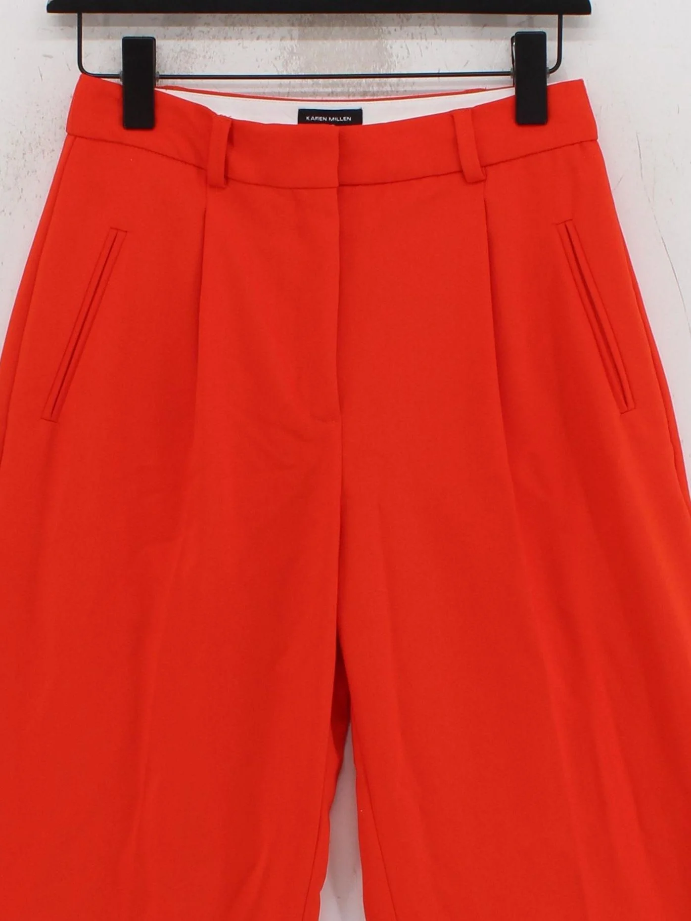 Karen Millen Women's Trousers UK 8 Orange Viscose - Image 3