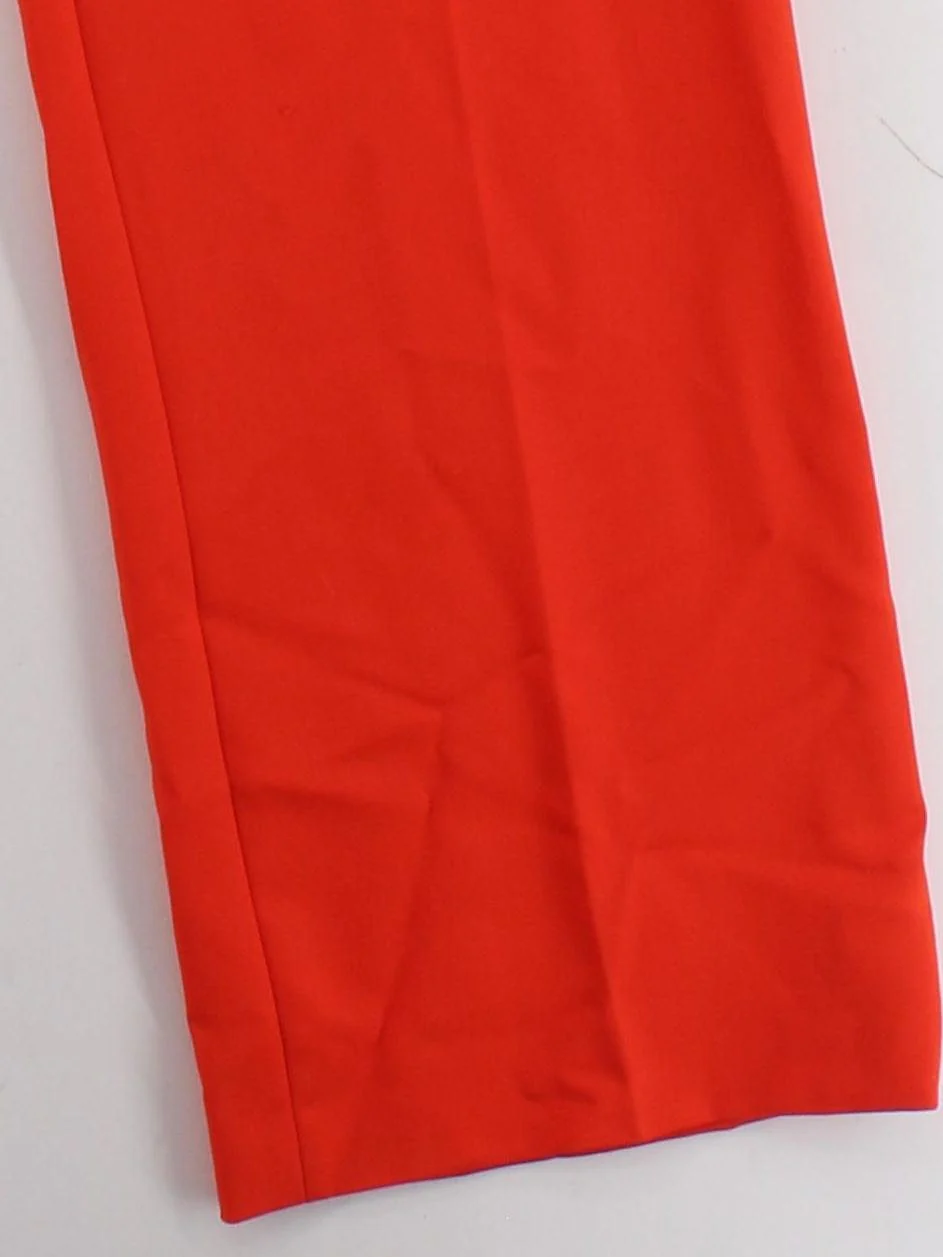 Karen Millen Women's Trousers UK 8 Orange Viscose - Image 4