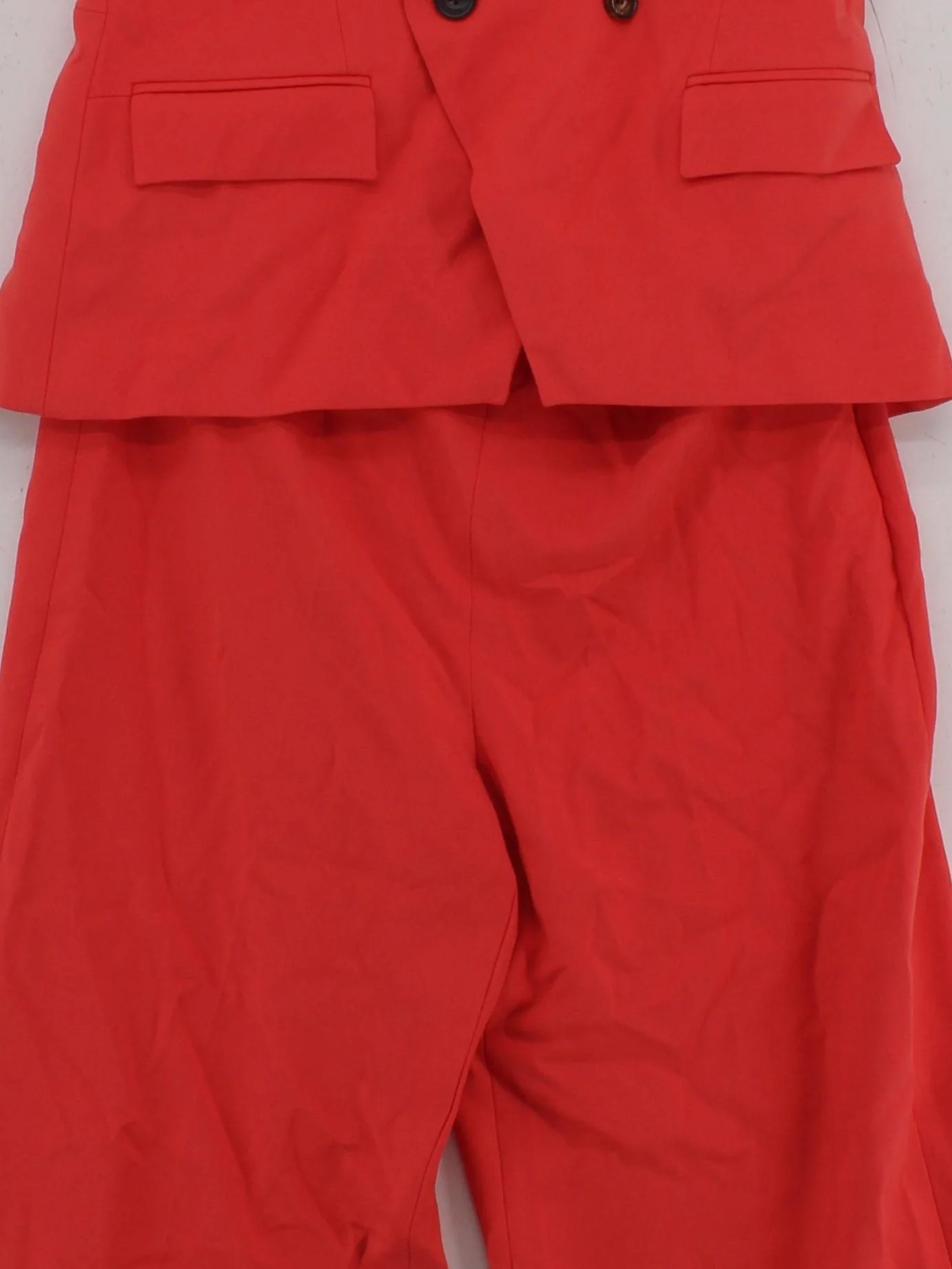 Karen Millen Women's Two Piece Suit UK 14 Red 100% Other New with tags - Image 3