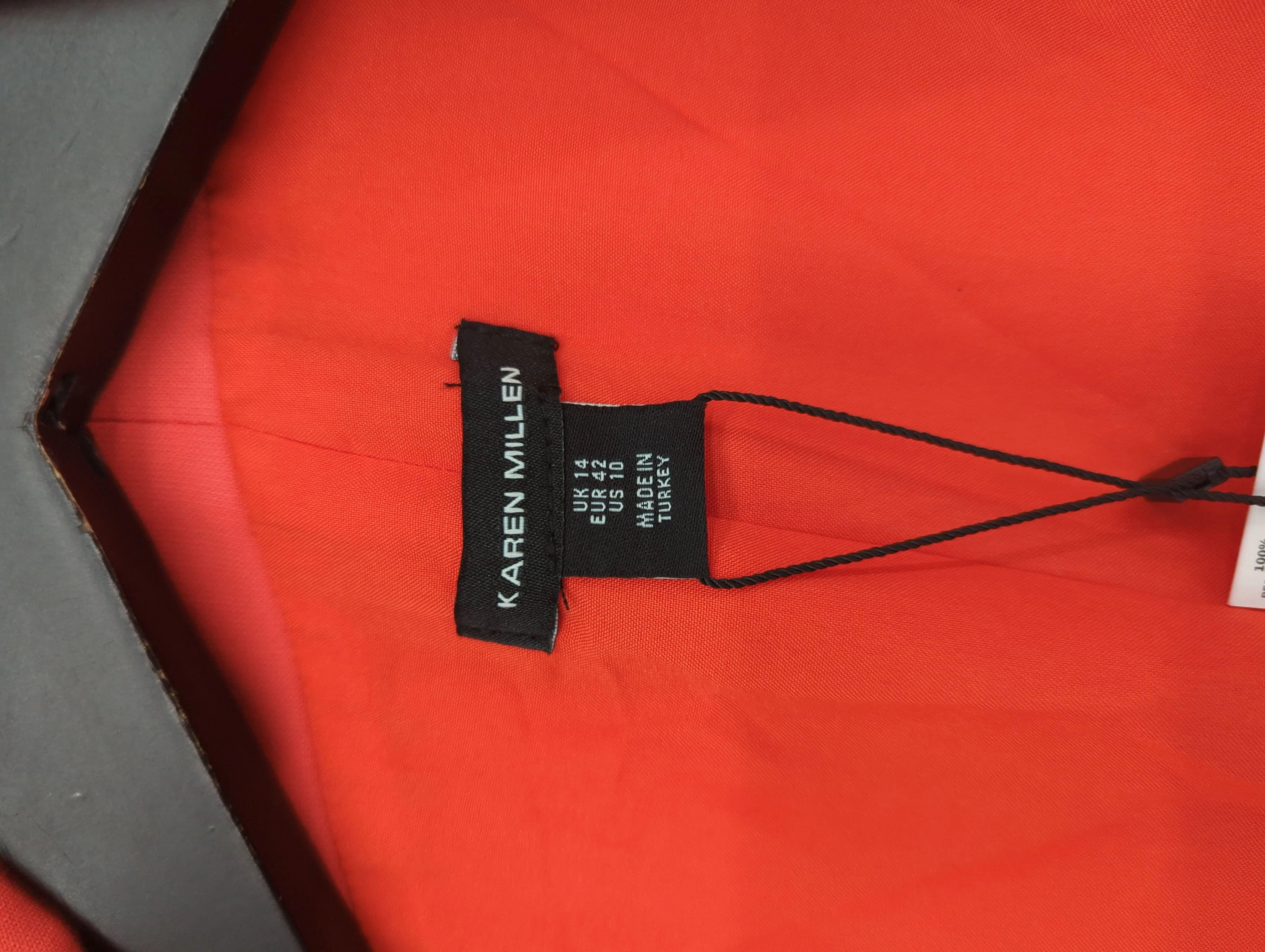 Karen Millen Women's Two Piece Suit UK 14 Red 100% Other New with tags - Image 6