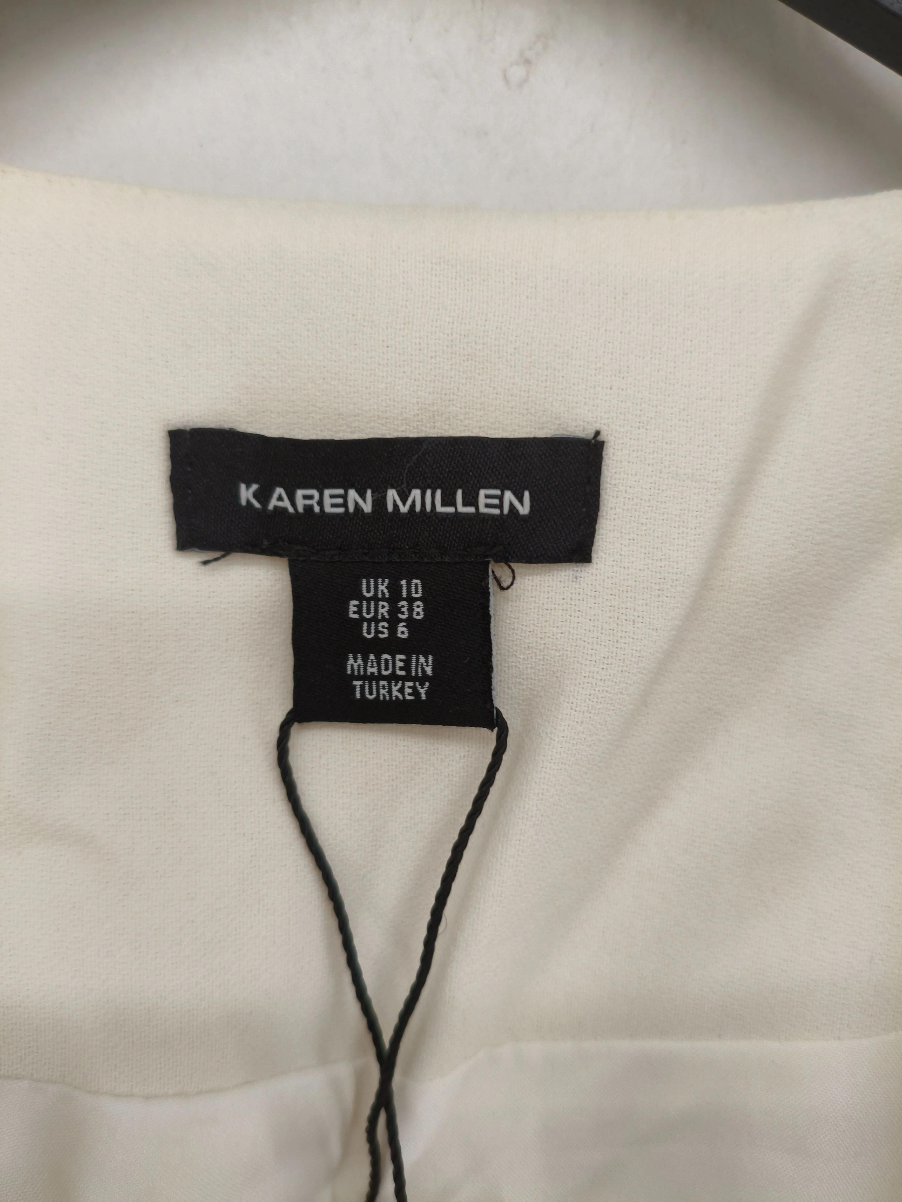 Karen Millen Wrap Maxi Dress UK10 in Cream RRP £269 - Image 6