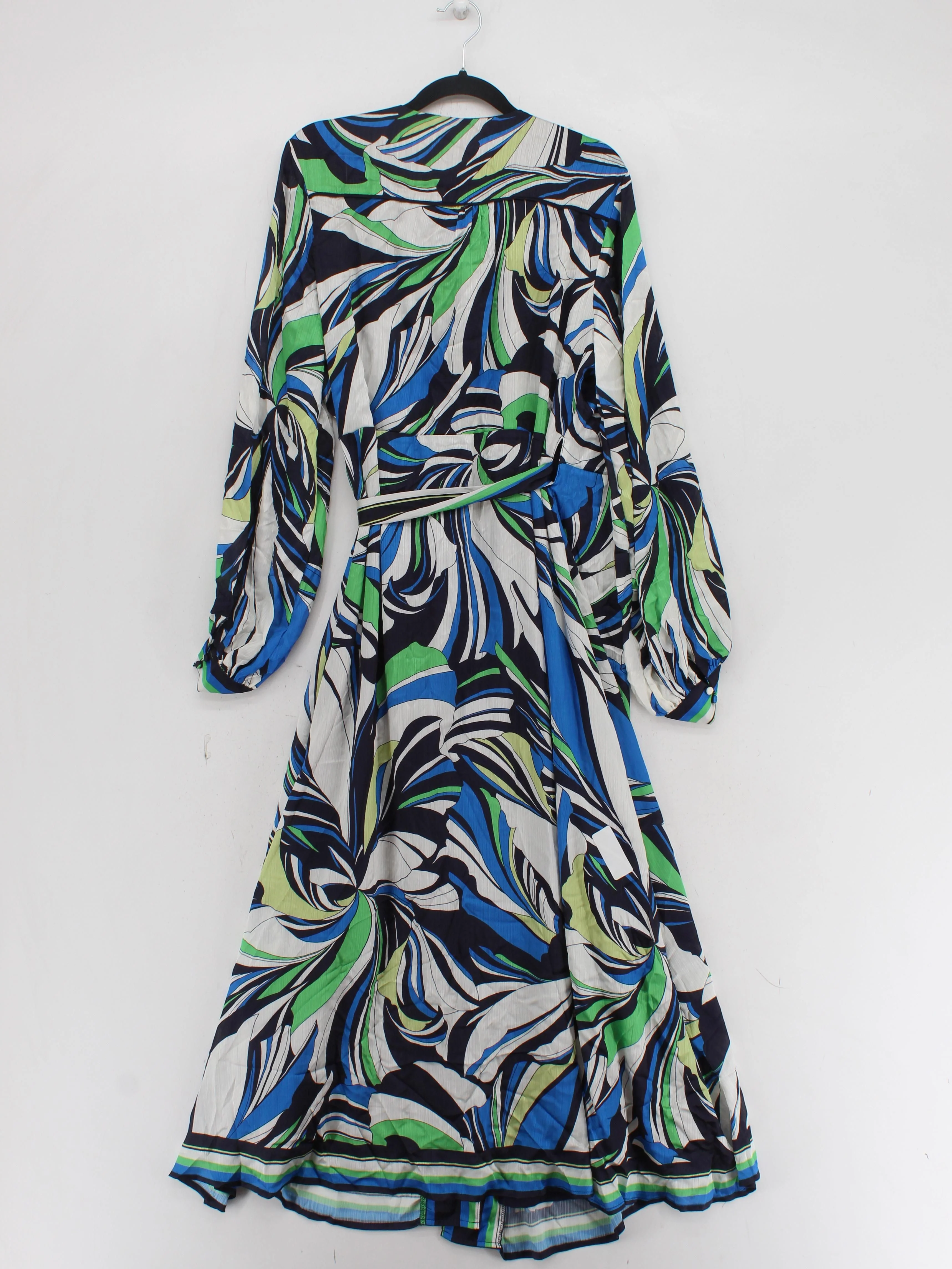 Karen Millen Wrap Maxi Dress UK16 in Multi RRP £119 - Image 2