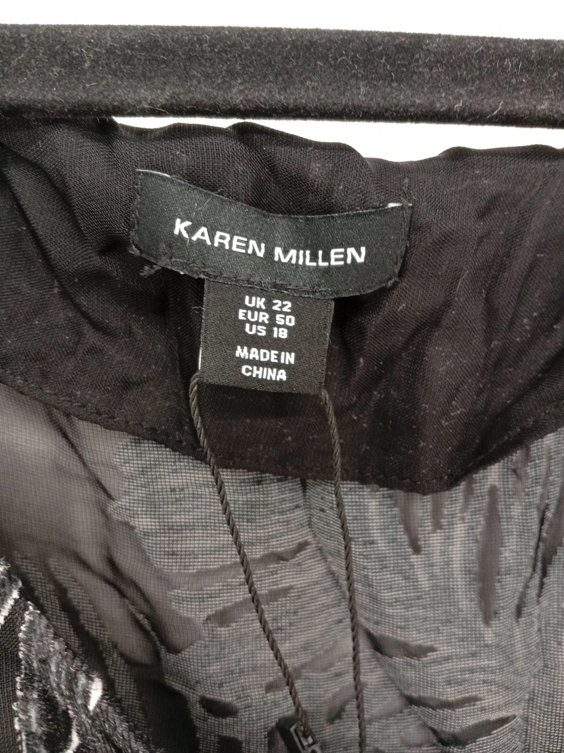 Karen Millen Wrap Maxi Dress UK22 in Black RRP £189 - Image 6