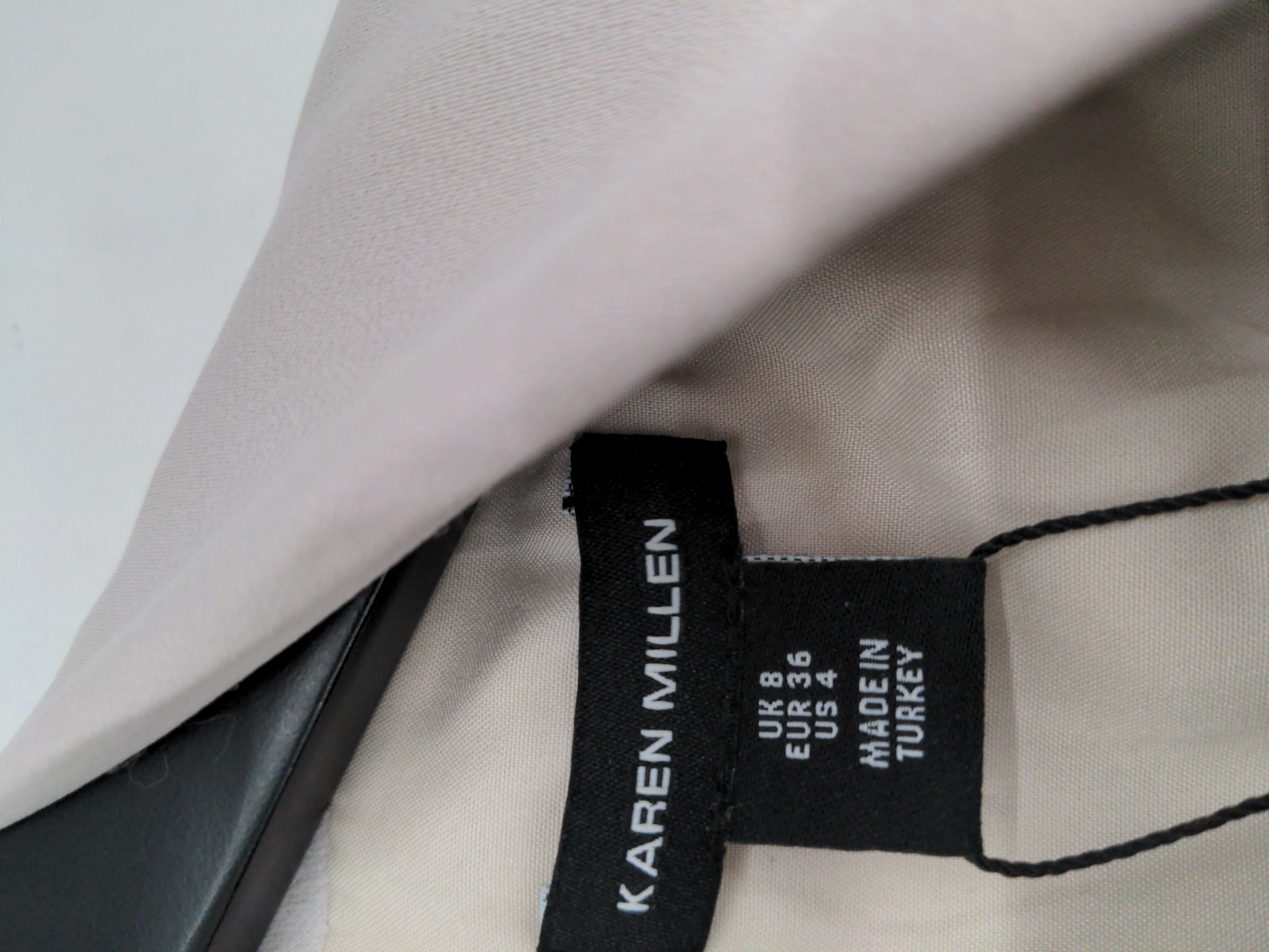 Karen Millen Wrap Maxi Dress UK8 in Silver RRP £229 - Image 5