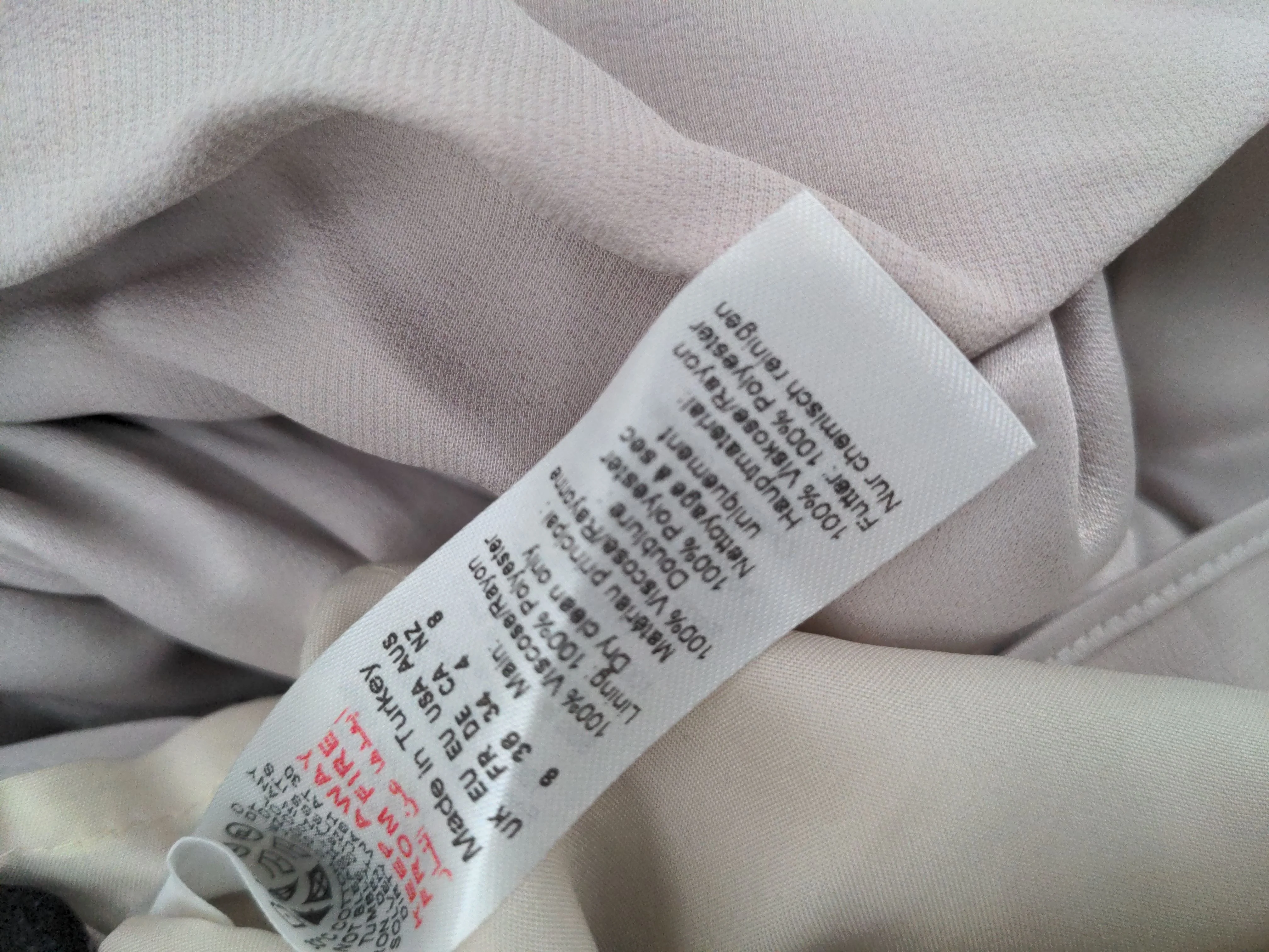 Karen Millen Wrap Maxi Dress UK8 in Silver RRP £229 - Image 6