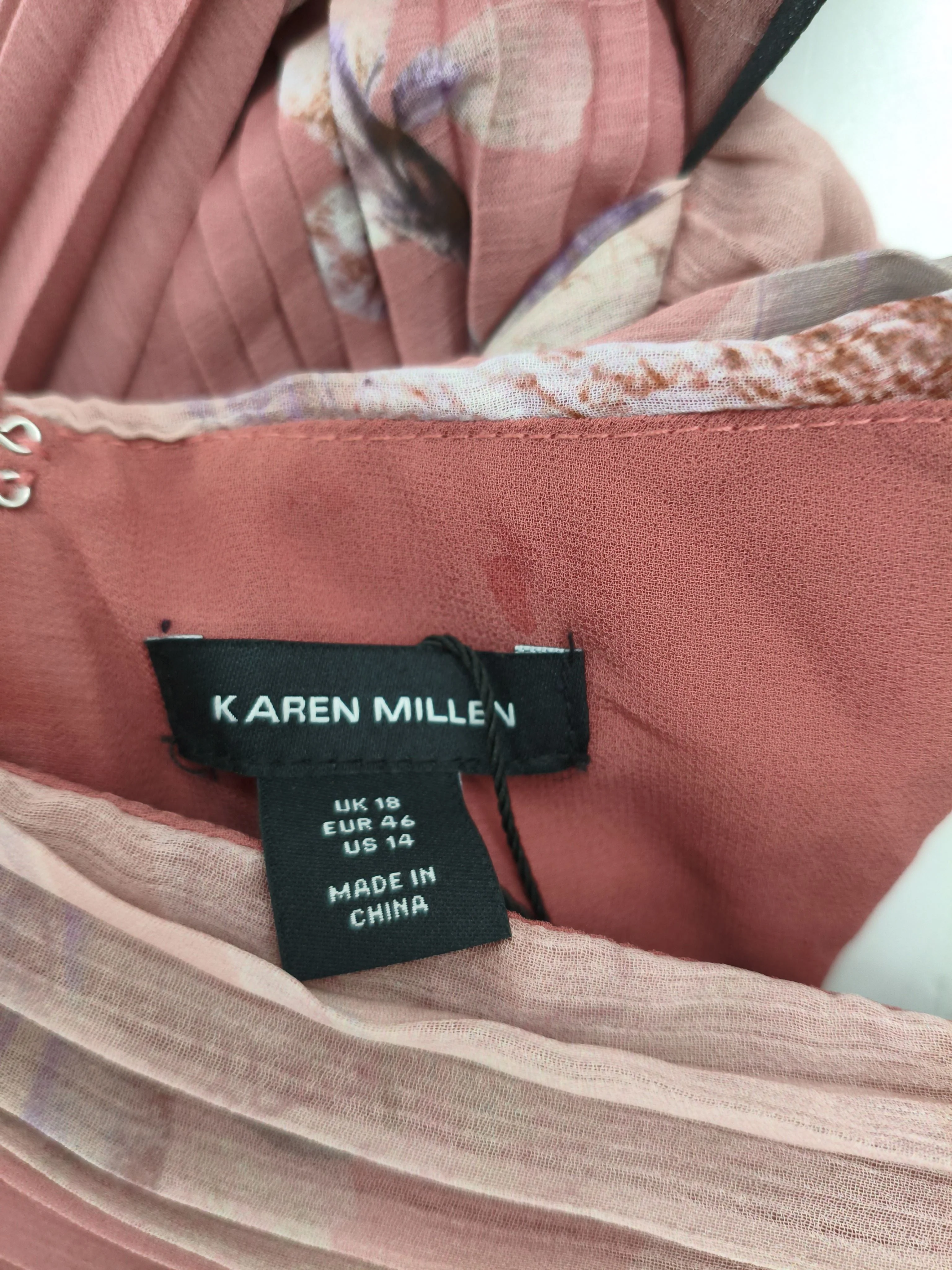 Karen Millen Wrap Midi Dress in Multi RRP £199 - Image 5