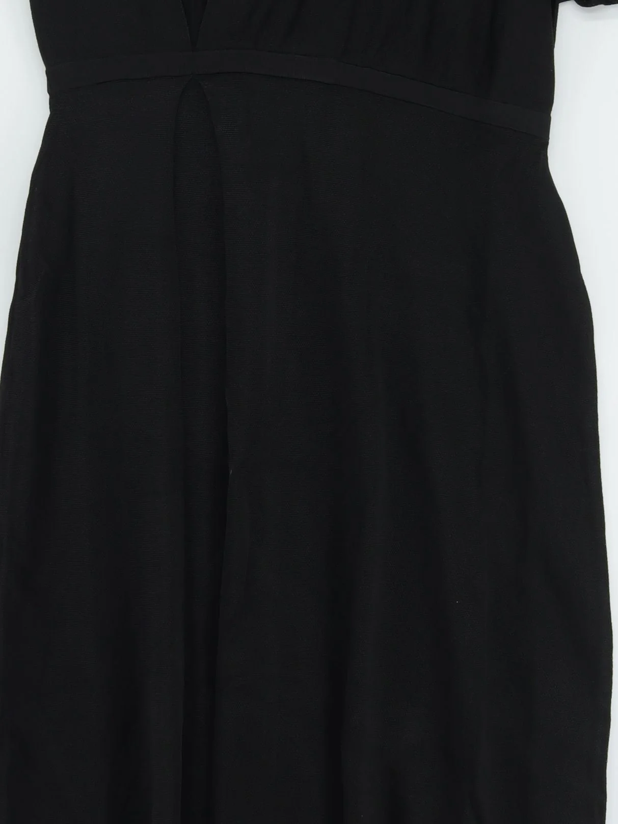 Karen Millen Wrap Midi Dress M in Black RRP £149 - Image 4
