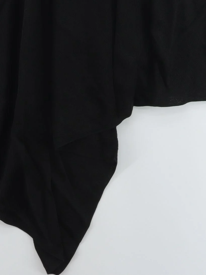 Karen Millen Wrap Midi Dress M in Black RRP £149 - Image 5