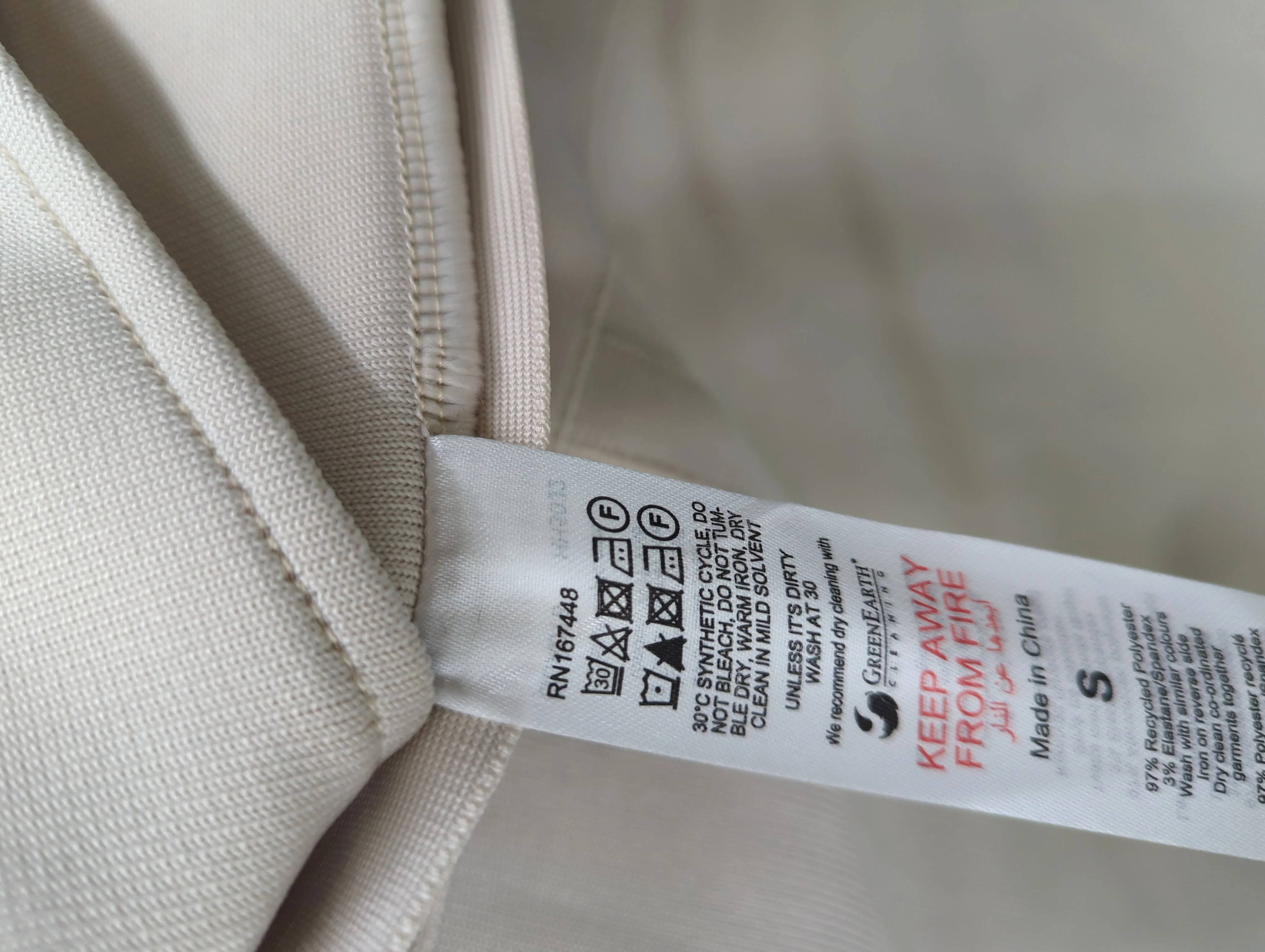 Karen Millen Wrap Midi Dress S in Cream RRP £99 - Image 7