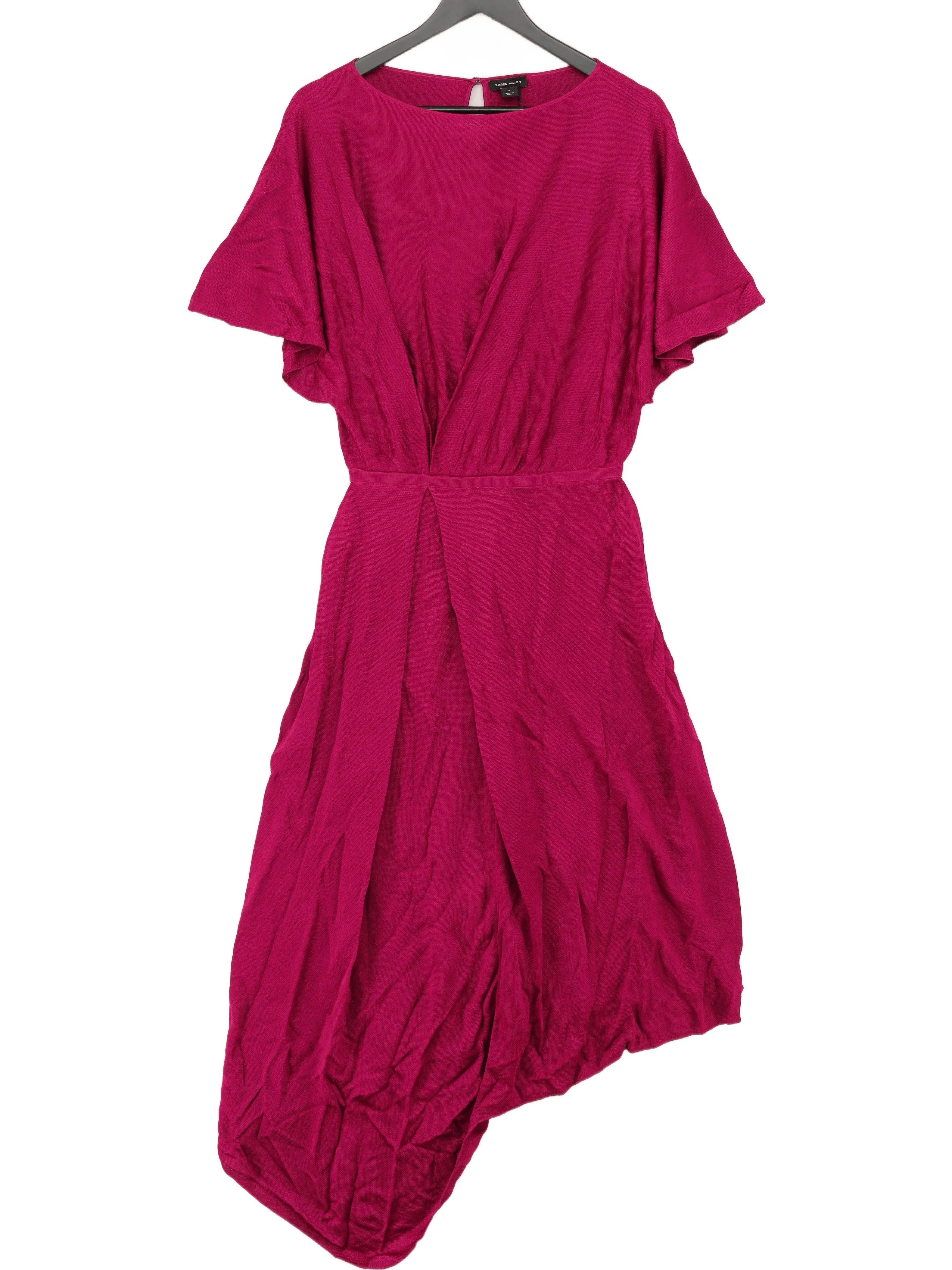 Karen Millen Wrap Midi Dress S in Pink RRP £149