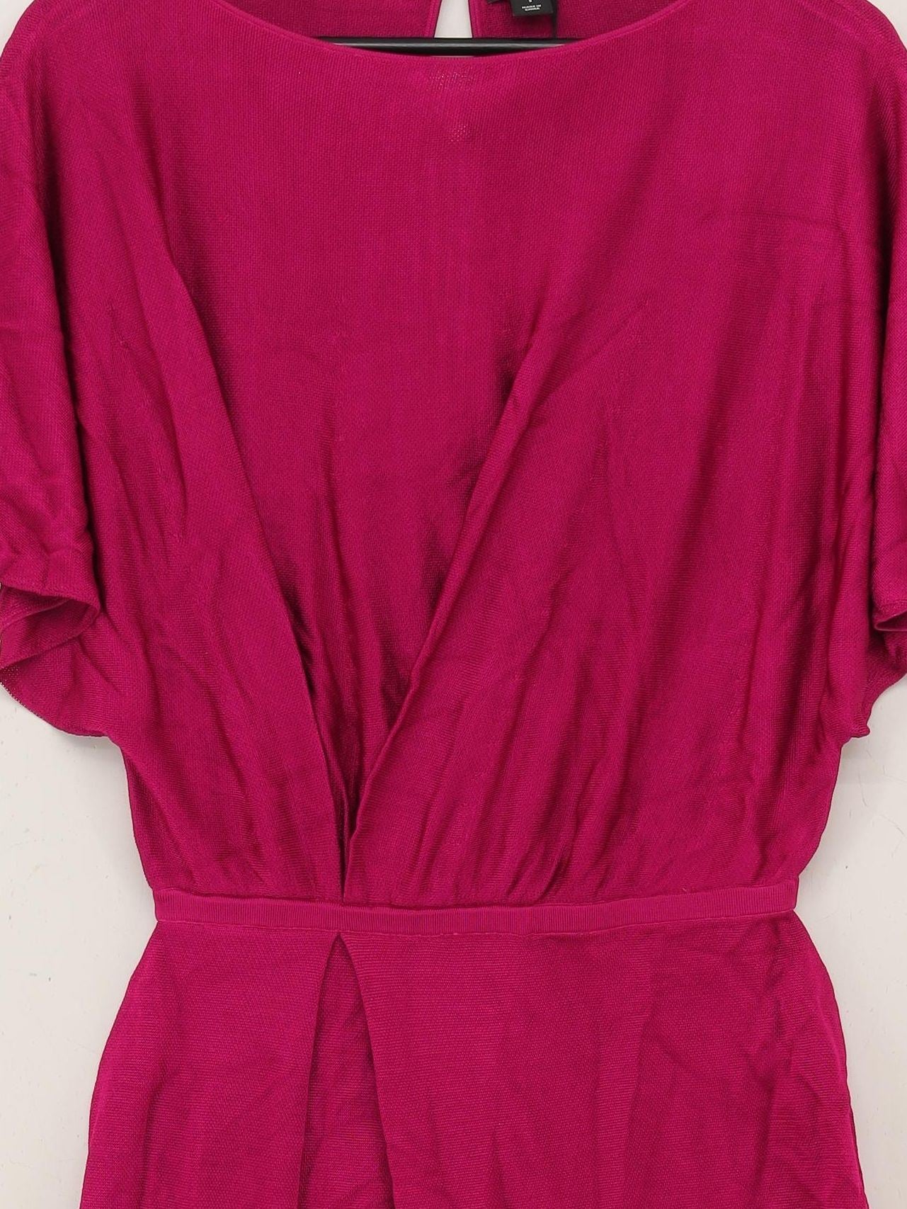 Karen Millen Wrap Midi Dress S in Pink RRP £149 - Image 3