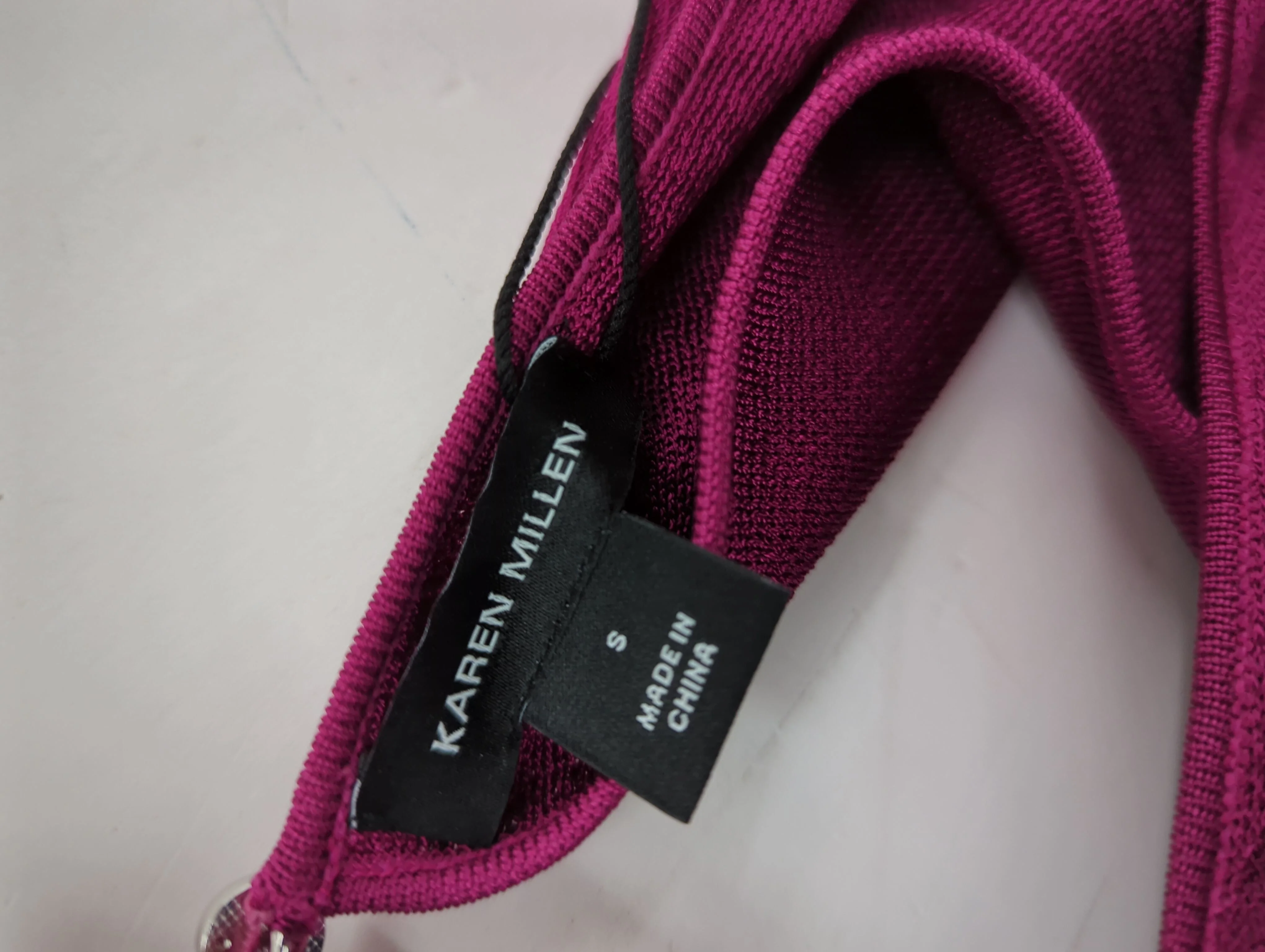 Karen Millen Wrap Midi Dress S in Pink RRP £149 - Image 5