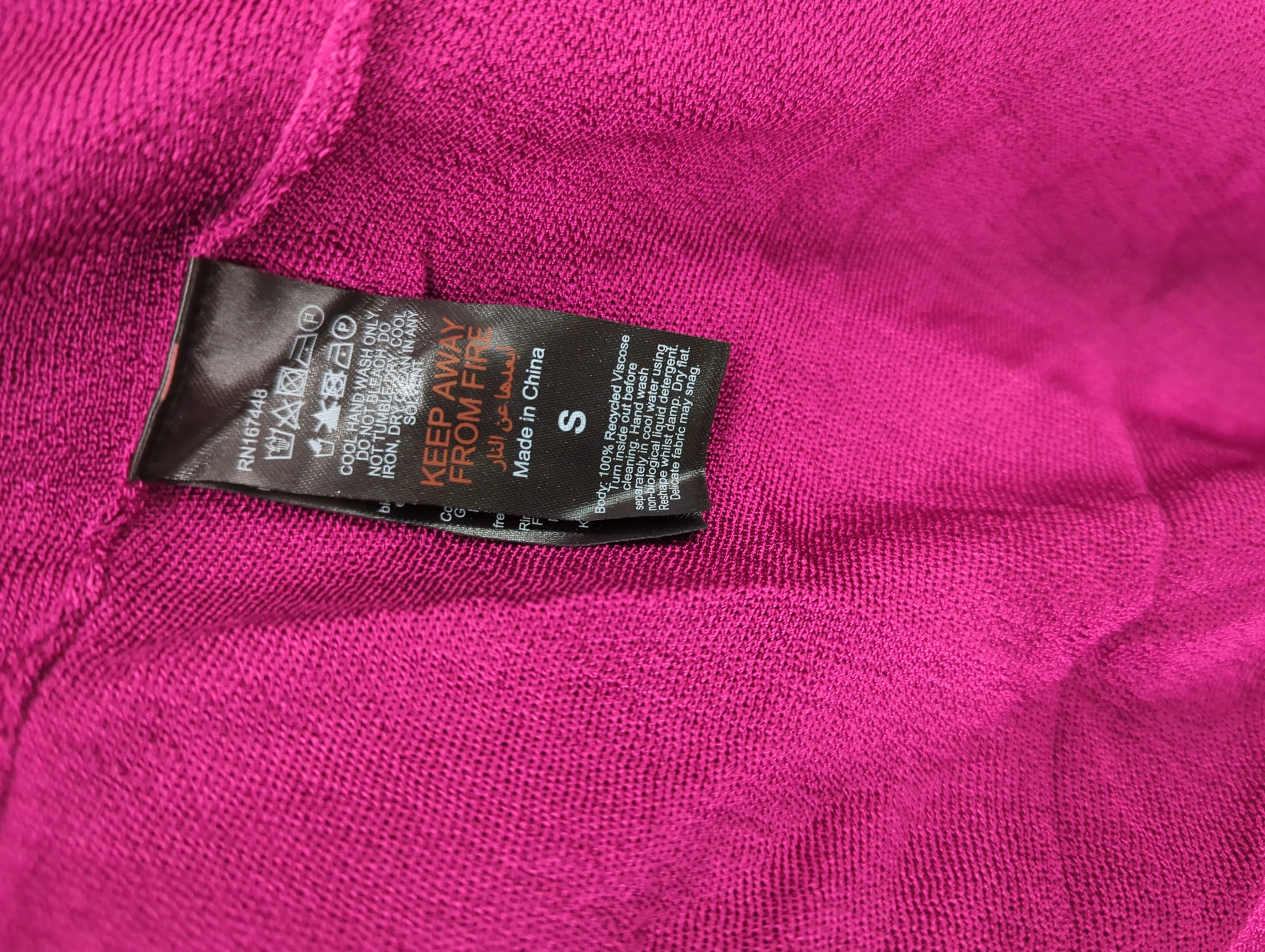 Karen Millen Wrap Midi Dress S in Pink RRP £149 - Image 6