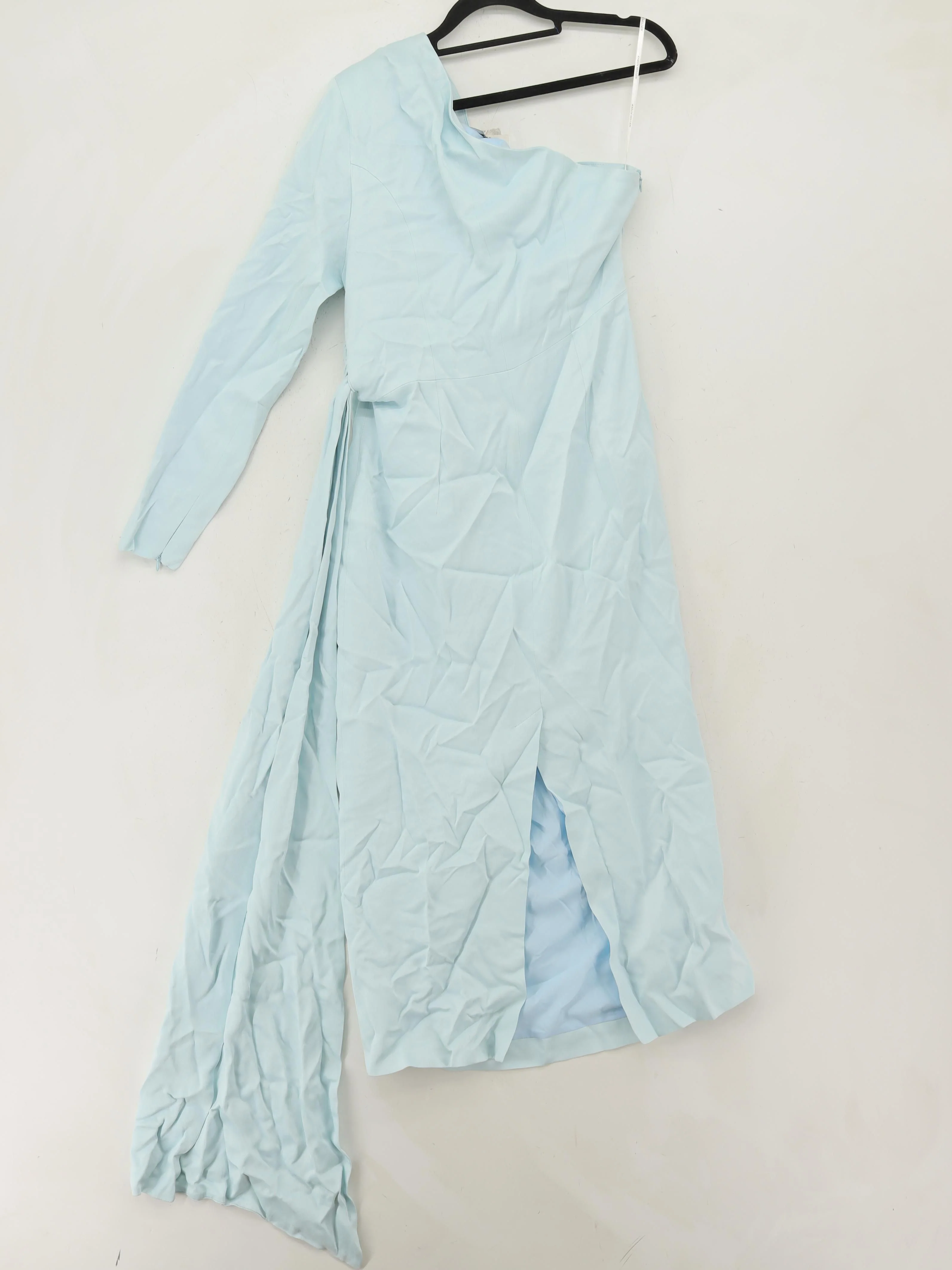 Karen Millen Wrap Midi Dress UK10 in Blue RRP £199 - Image 2