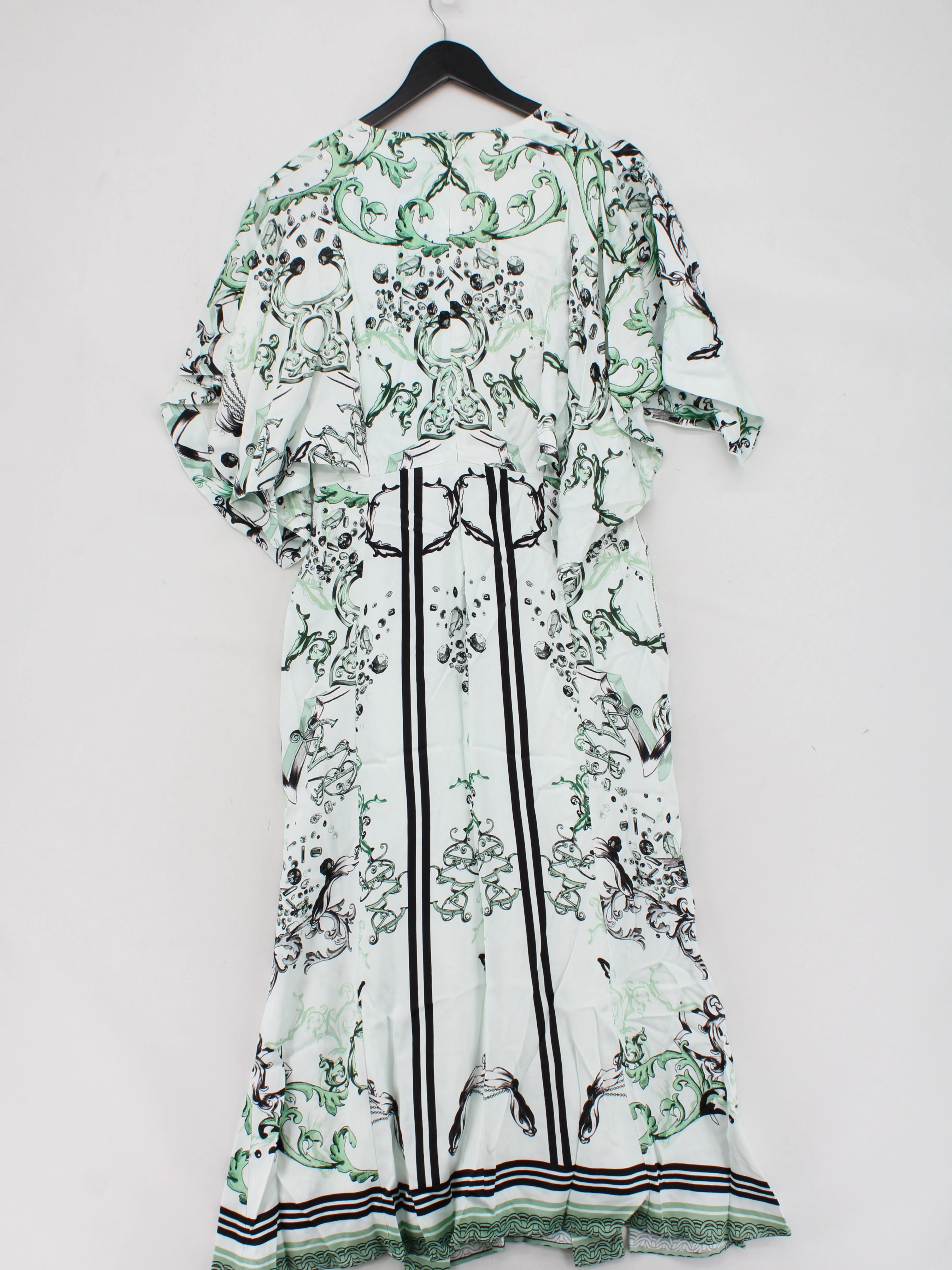 Karen Millen Wrap Midi Dress UK12 in Multi RRP £299 - Image 3