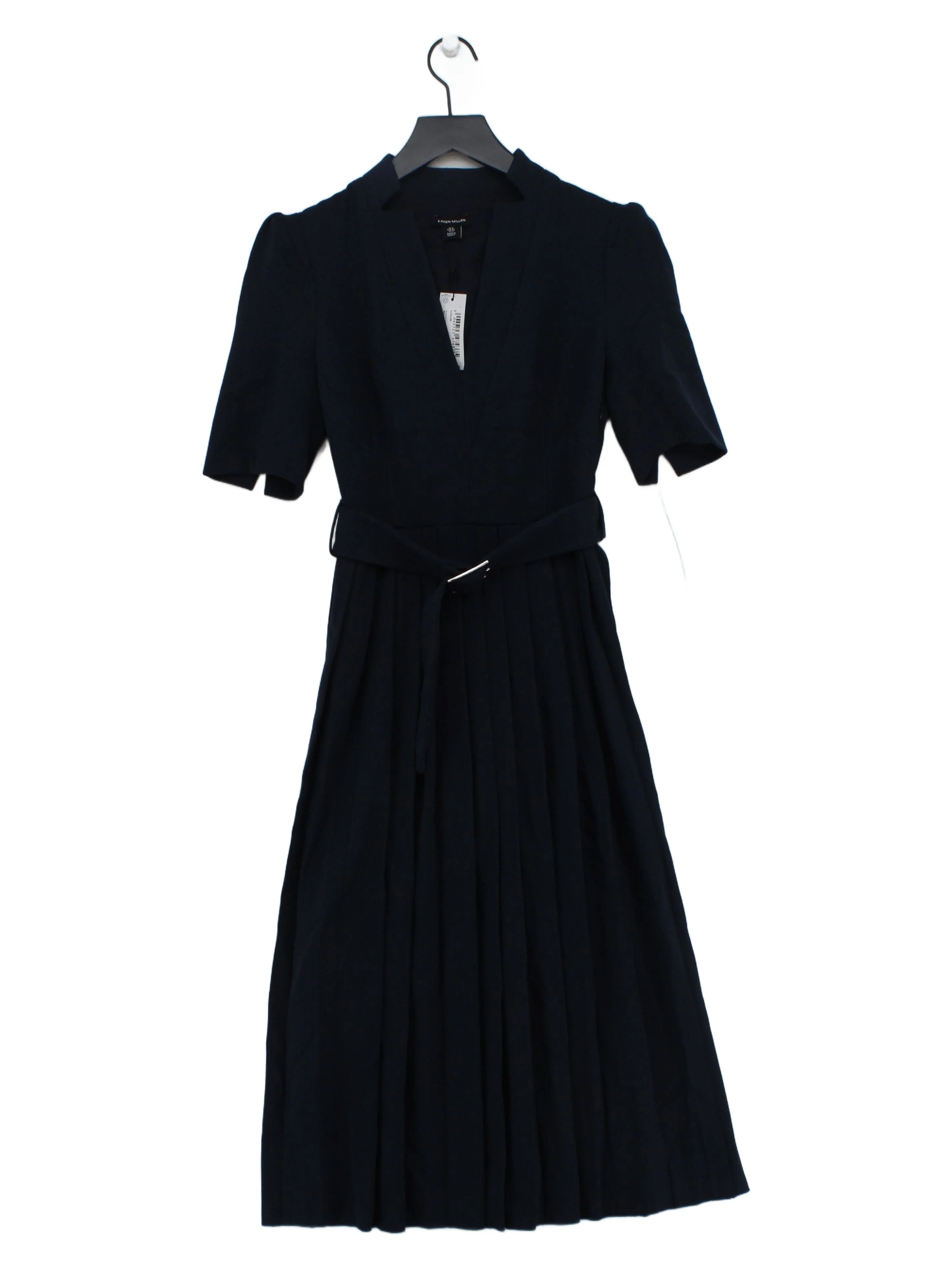 Karen Millen Wrap Midi Dress UK8 in Blue RRP £219
