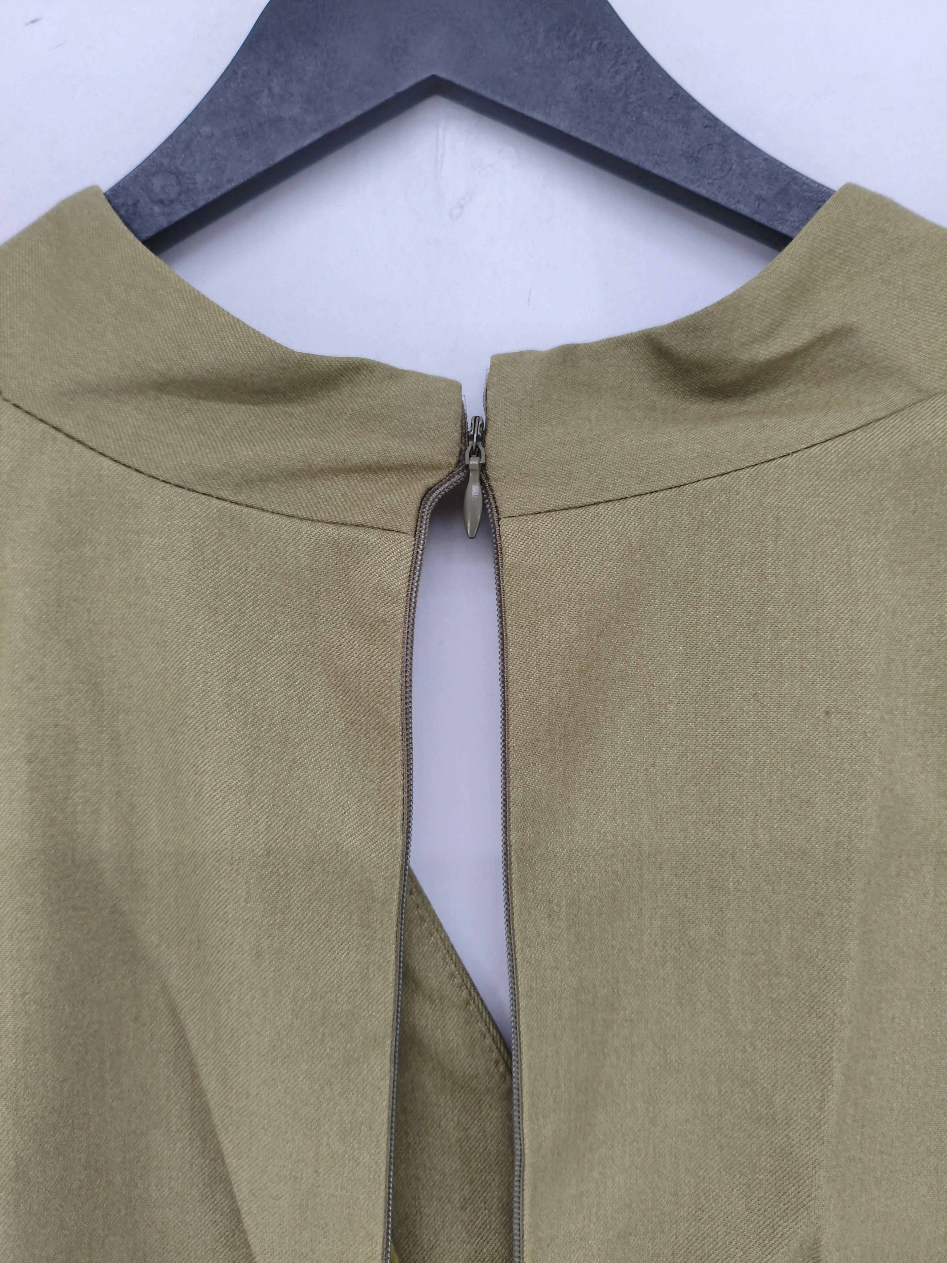 Karen Millen Wrap Mini Dress UK14 in Green RRP £249 - Image 5
