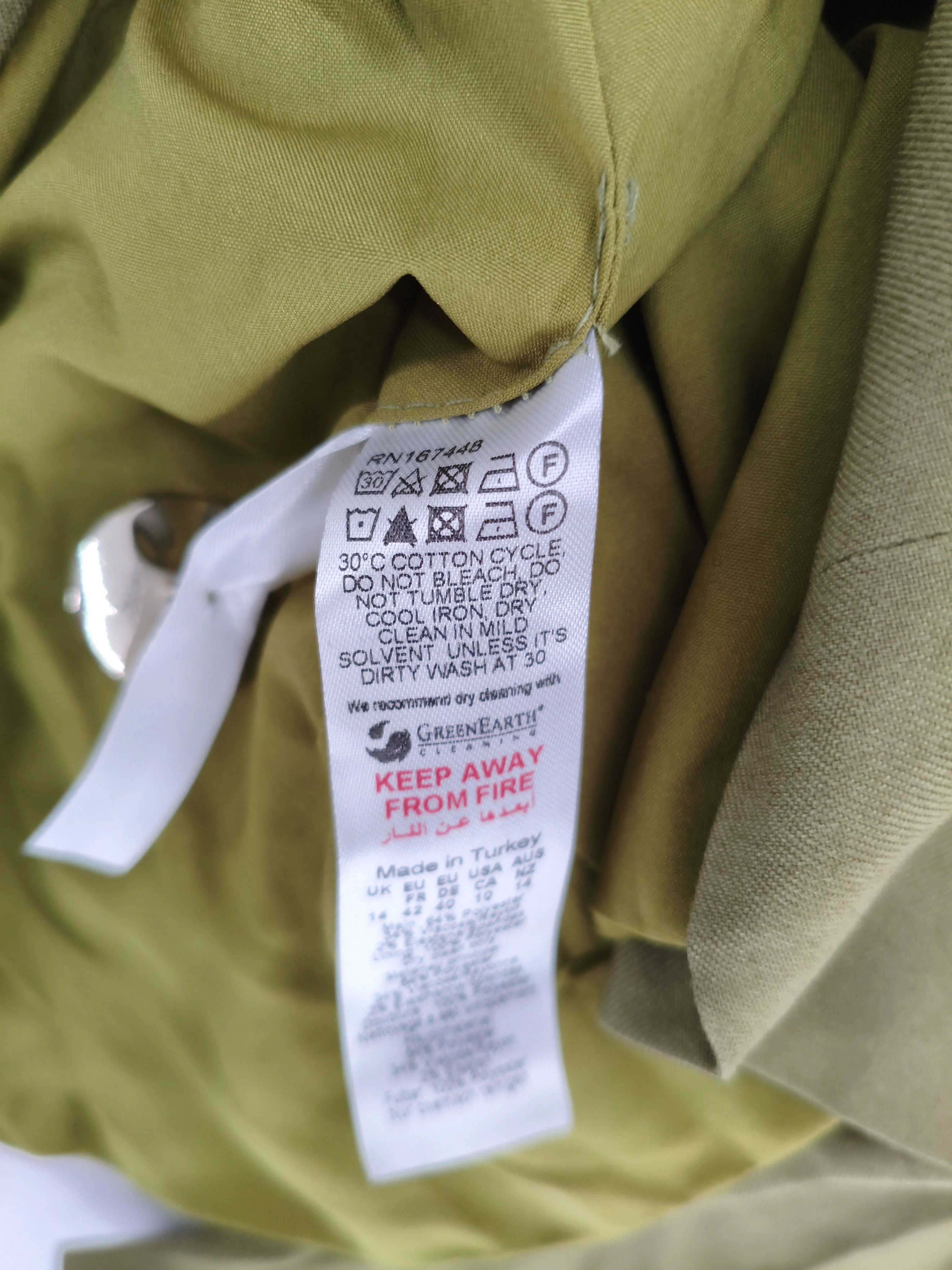 Karen Millen Wrap Mini Dress UK14 in Green RRP £249 - Image 7