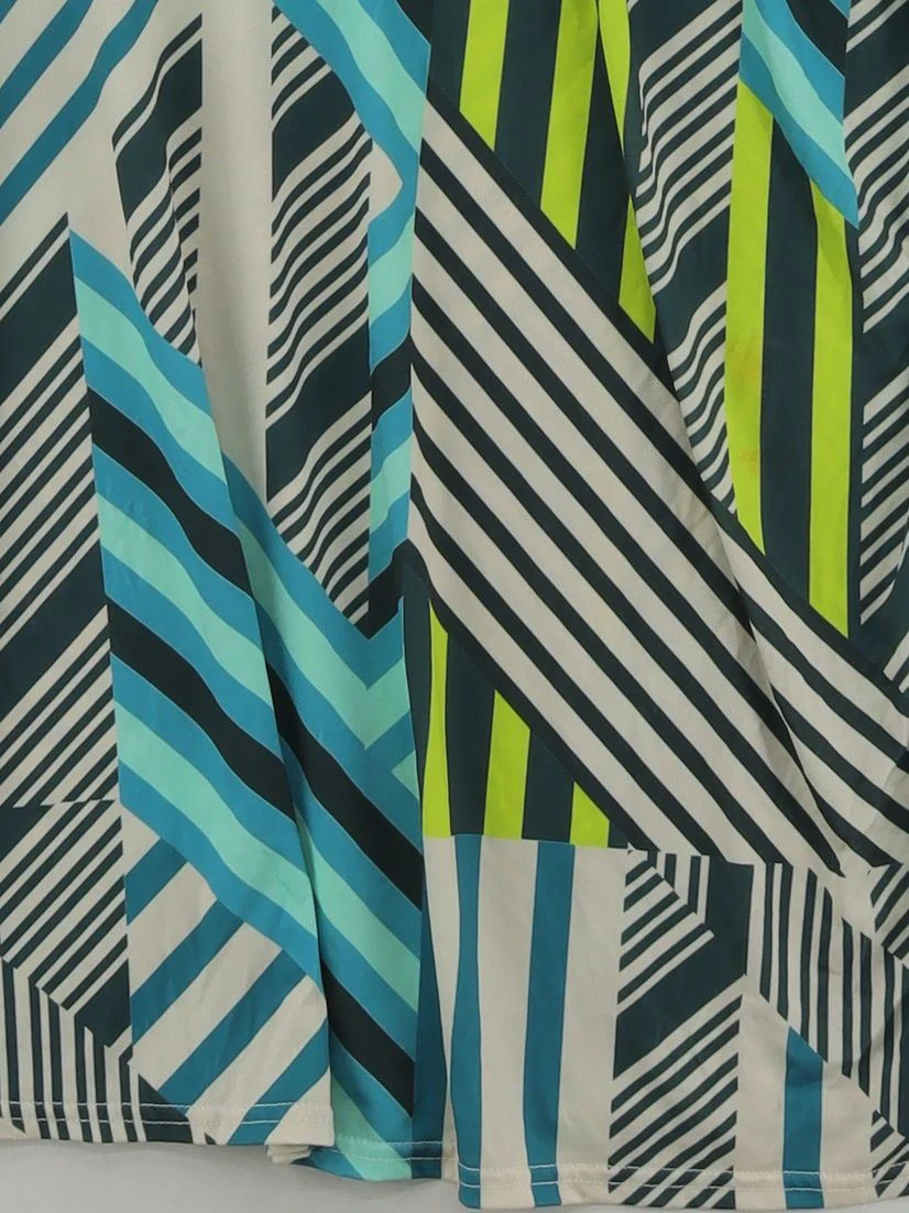 Karen Millen Wrap Mini Dress UK14 in Multi - Image 4