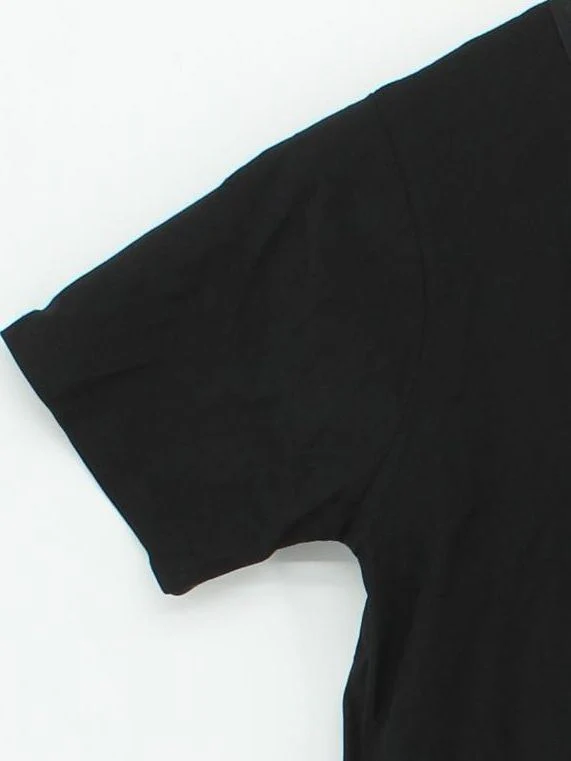 KARL LAGERFELD Men's T-Shirt S Black Polyester with Spandex, Polyamide Basic - Image 4