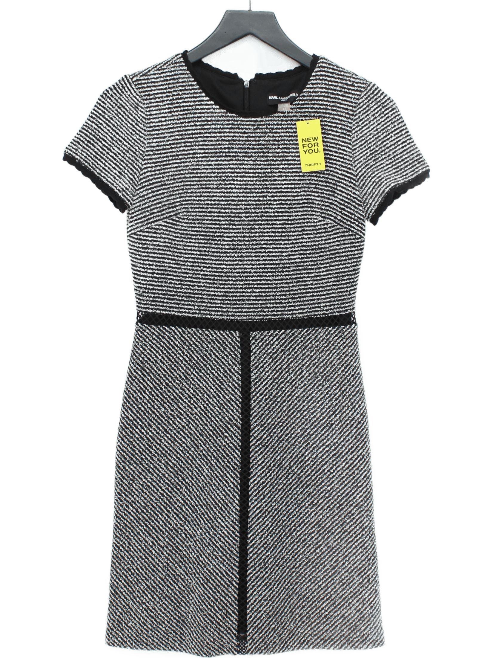 KARL LAGERFELD Skater Mini Dress in Multi